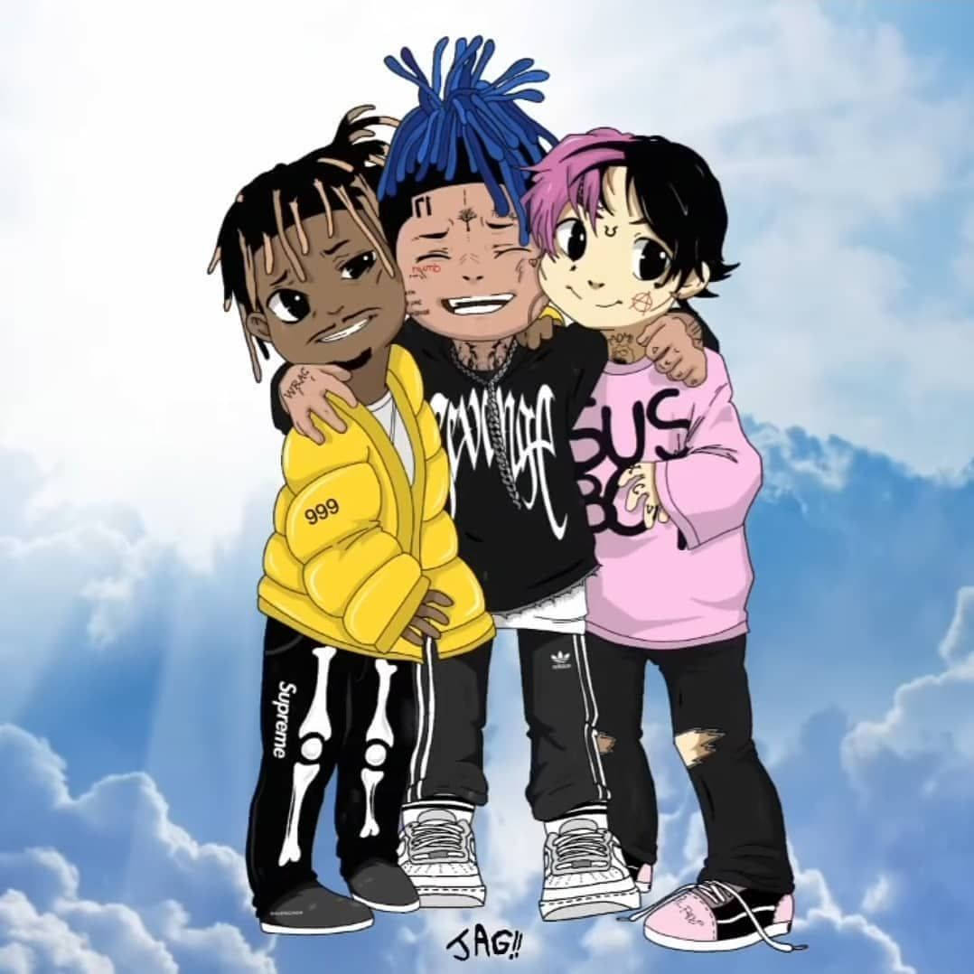 Xxxtentacion อนิเมะและเพื่อน วอลเปเปอร์