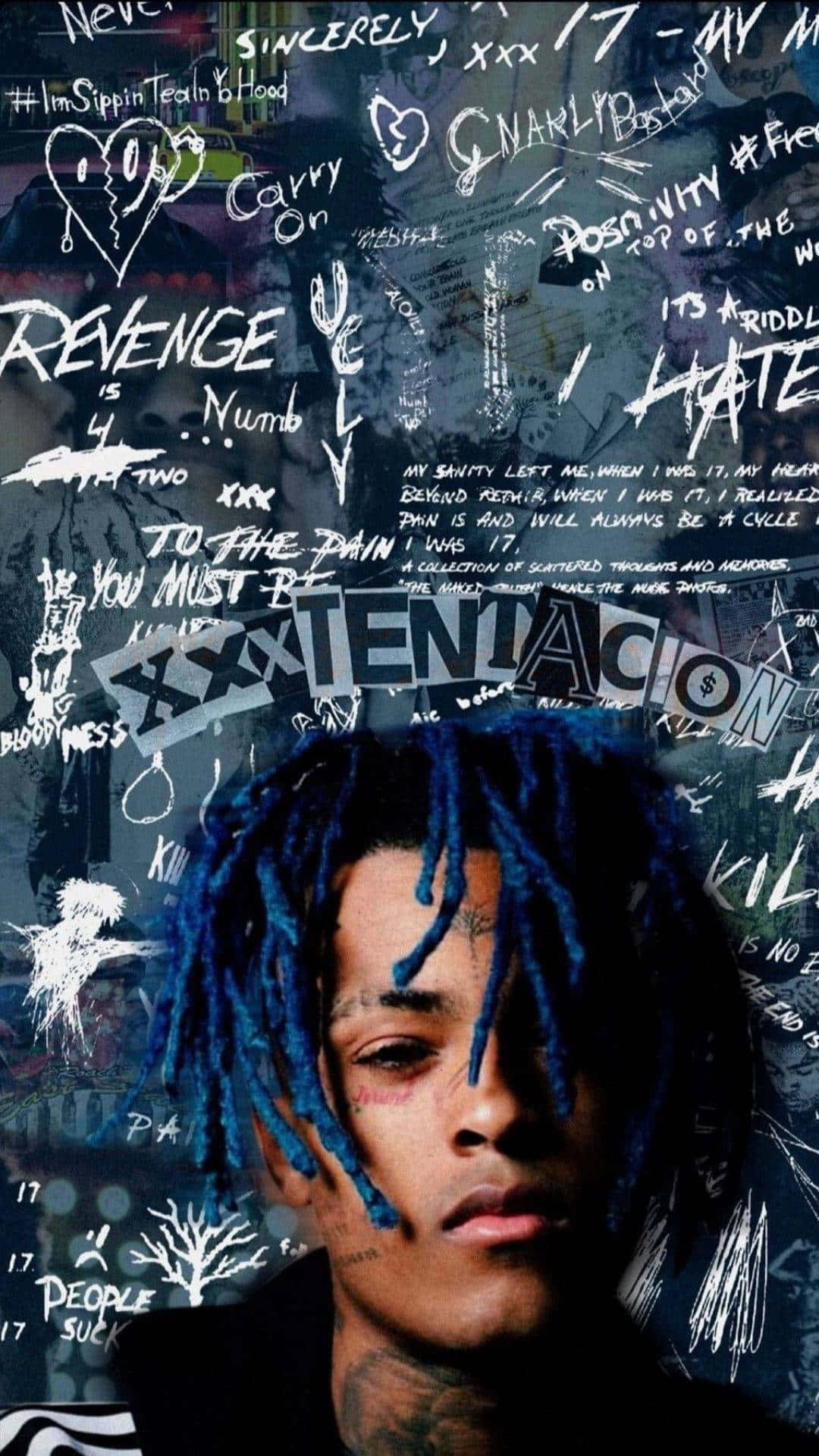 รูปโปรไฟล์ Xxxtentacion ลายเส้น วอลเปเปอร์