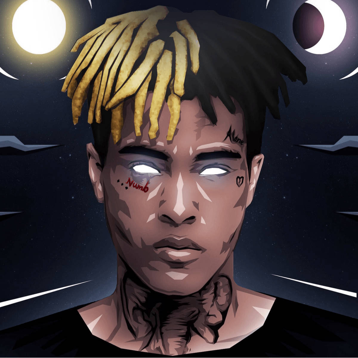 Xxxtentacion อนิเมะ ดวงตาเรืองแสง วอลเปเปอร์