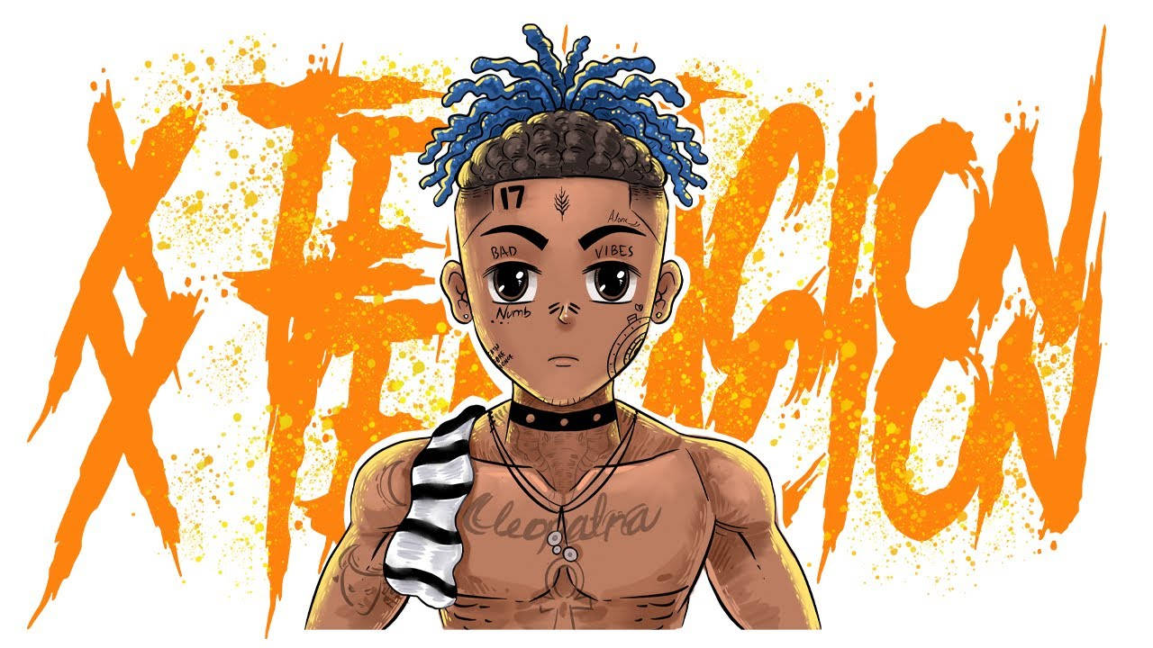 Xxxtentacion อนิเมะอาร์ตสร้างสรรค์ วอลเปเปอร์