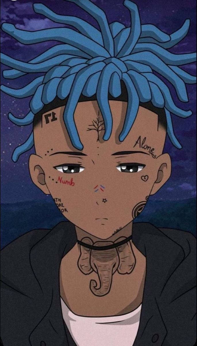 Xxxtentacion แร็ปเปอร์อนิเมะลายสัก วอลเปเปอร์
