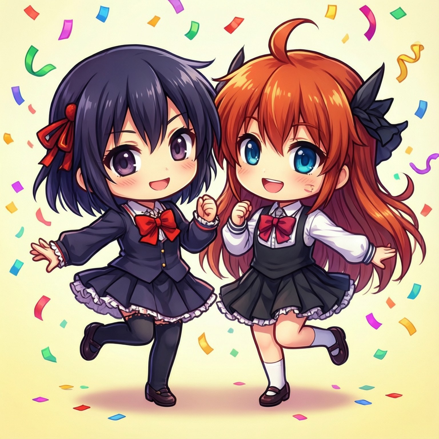 ปาร์ตี้เต้นสyleชิบิ วอลเปเปอร์