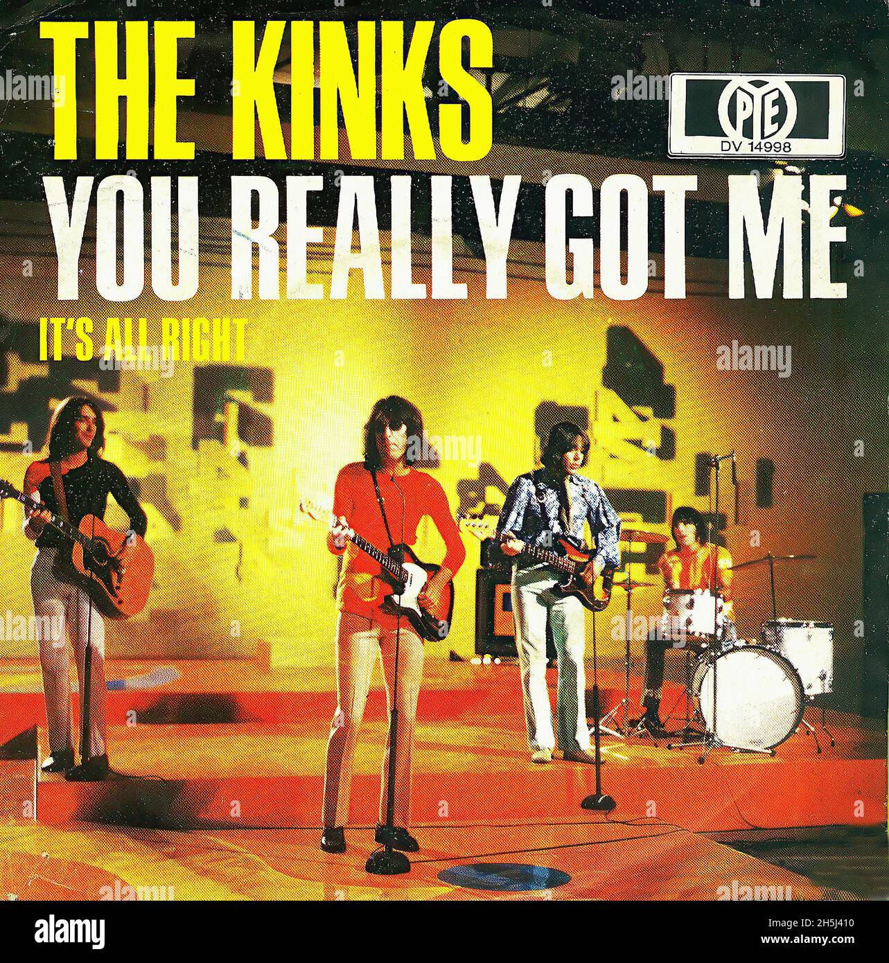 ปกเพลง You Really Got Me ของ The Kinks วอลเปเปอร์