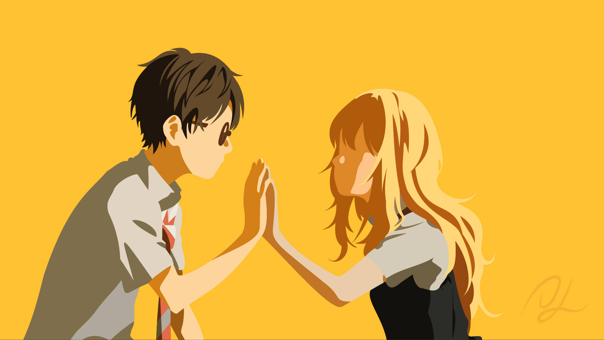 อนิเมะคู่รัก Your Lie In April วอลเปเปอร์