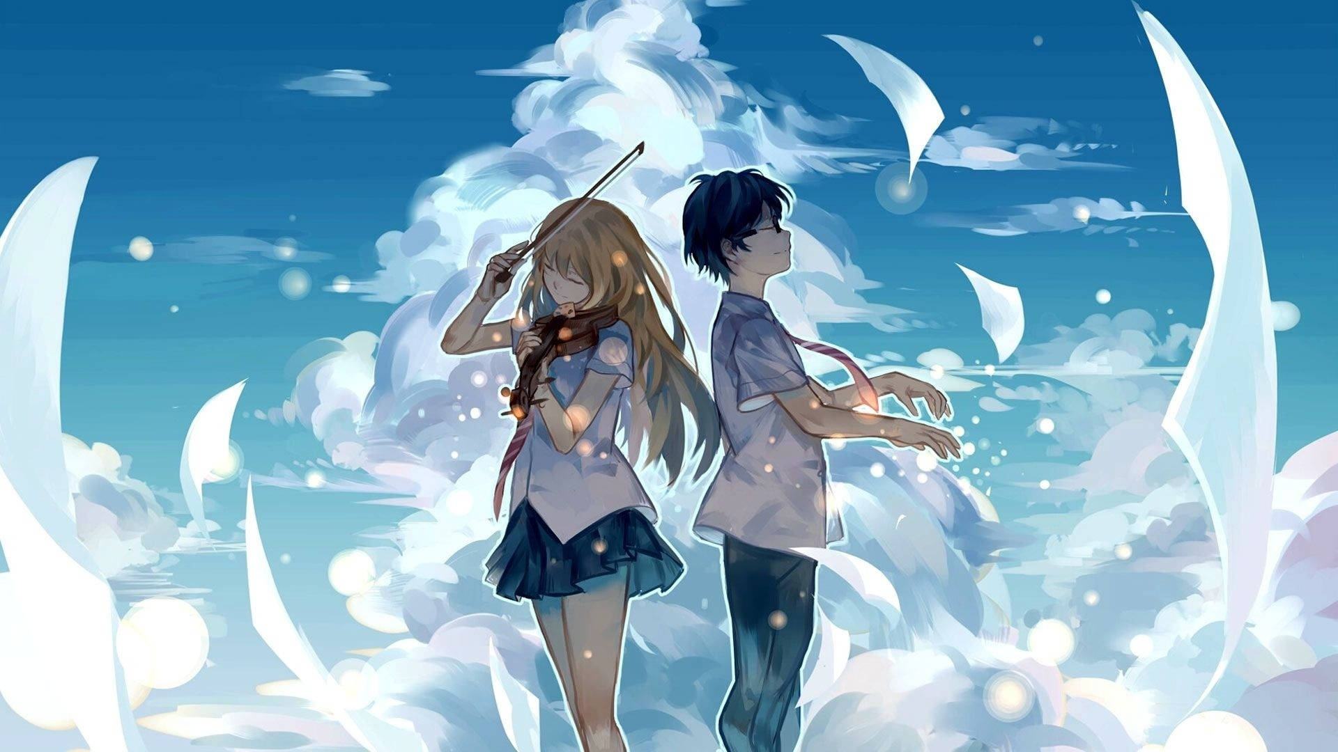 อนิเมะสวยงาม Your Lie In April วอลเปเปอร์