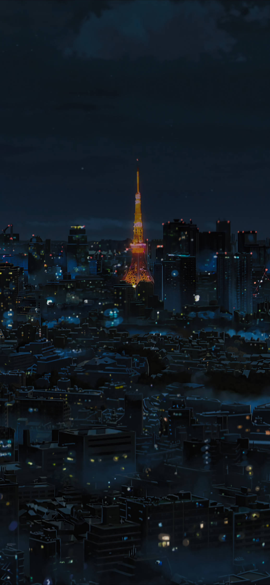 Your Name iPhone โตเกียวทาวเวอร์ วอลเปเปอร์