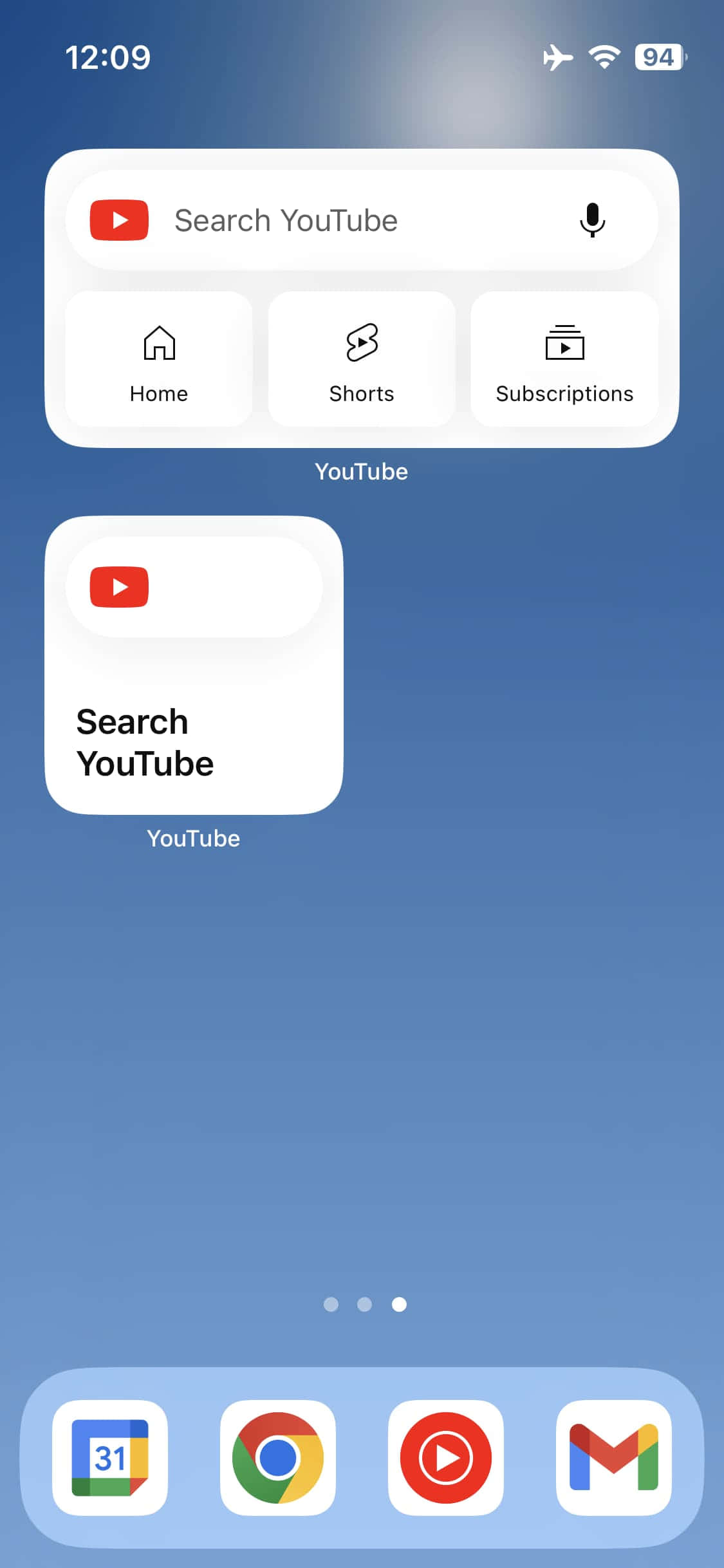 ภาพหน้าจอแถบค้นหา YouTube วอลเปเปอร์