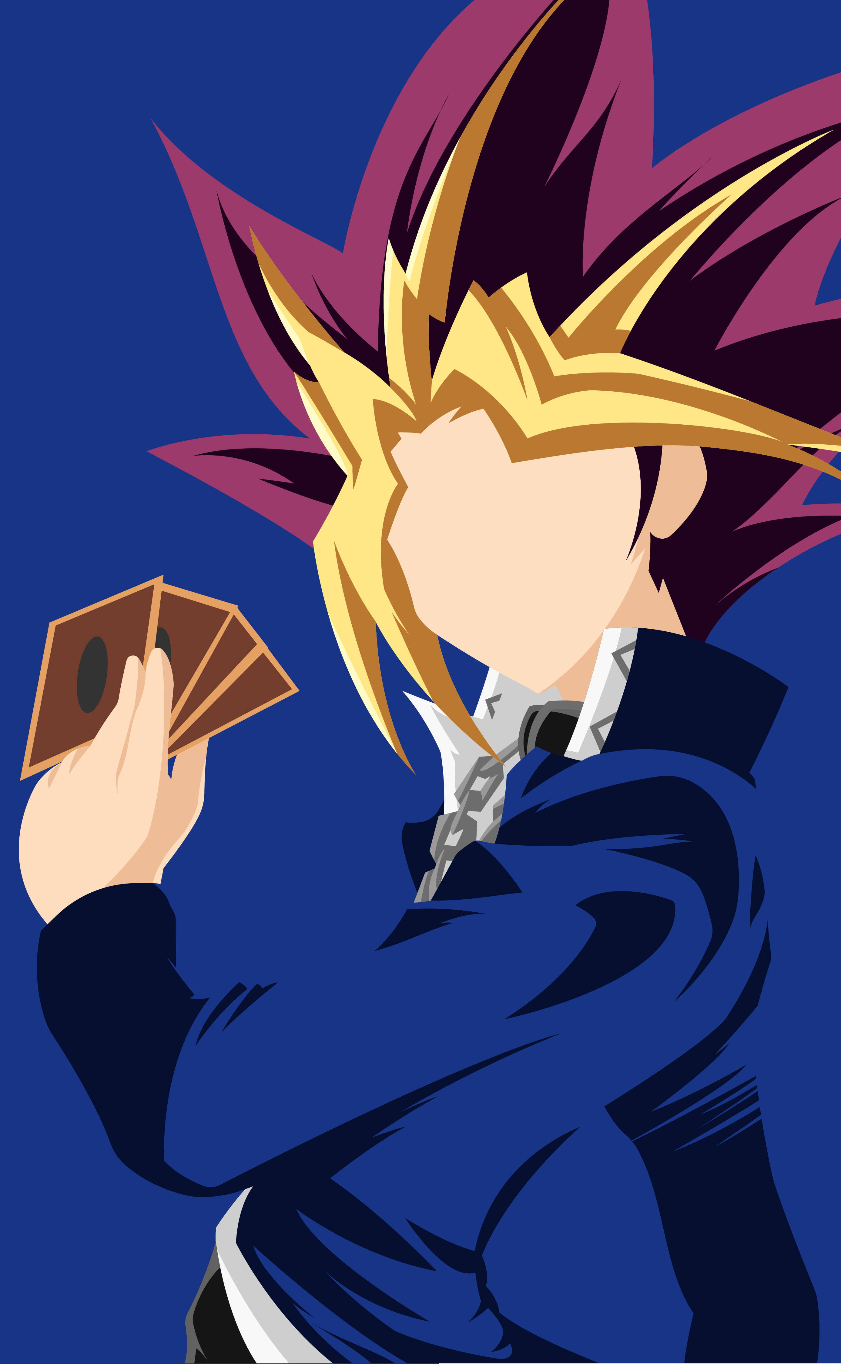 Yugi Mutou แฟนอาร์ต Yu Gi Oh วอลเปเปอร์