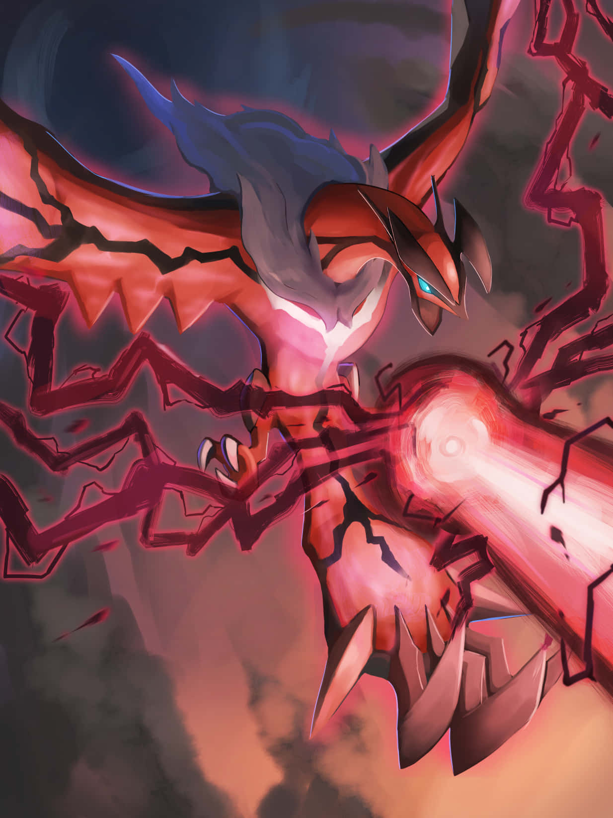 แฟนอาร์ตโปเกมอนในตำนาน Yveltal วอลเปเปอร์
