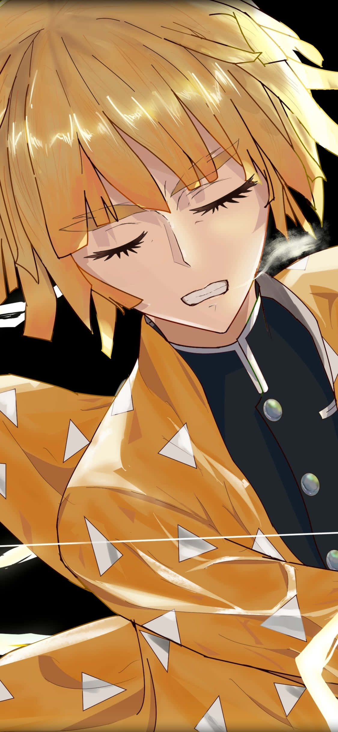 ใช้ชีวิตสุดขอบด้วย Zenitsu Phone วอลเปเปอร์
