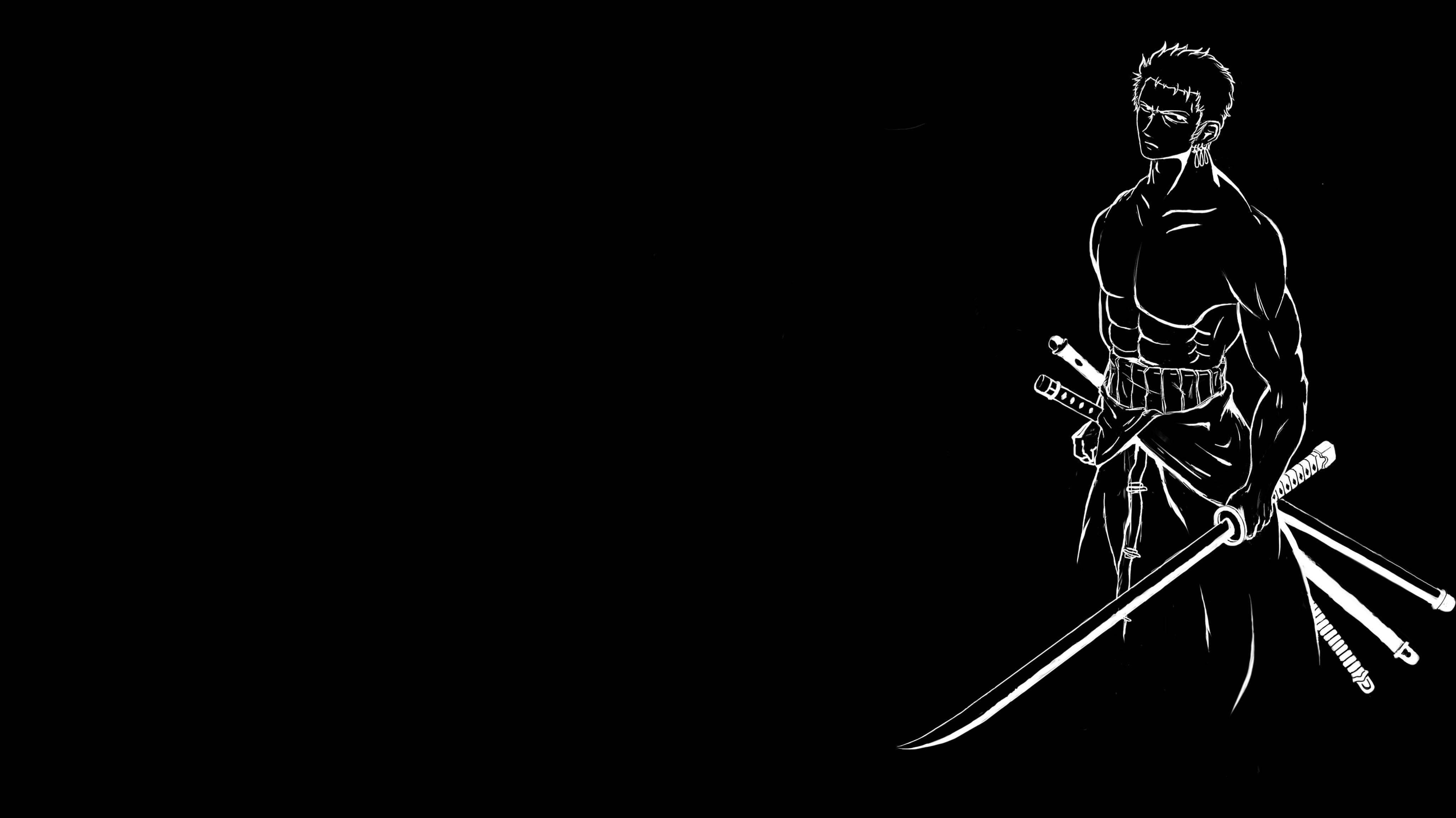 Zoro อนิเมะสีดำ วอลเปเปอร์