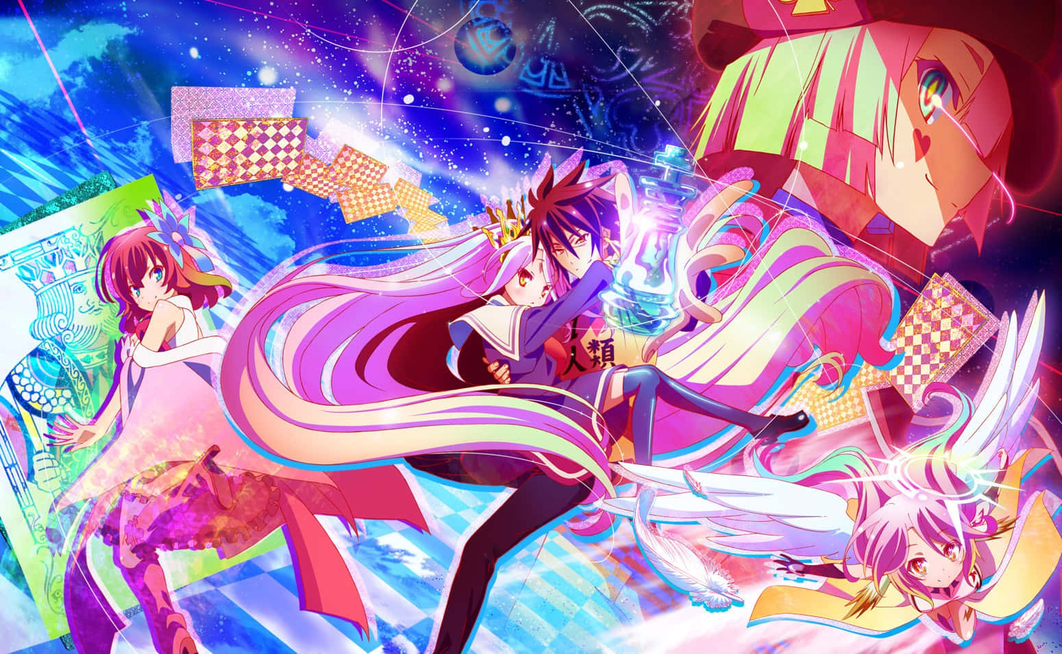 กระโดดเข้าสู่โลกของ 'No Game No Life' กับพี่น้องโซระและชิโร่! วอลเปเปอร์