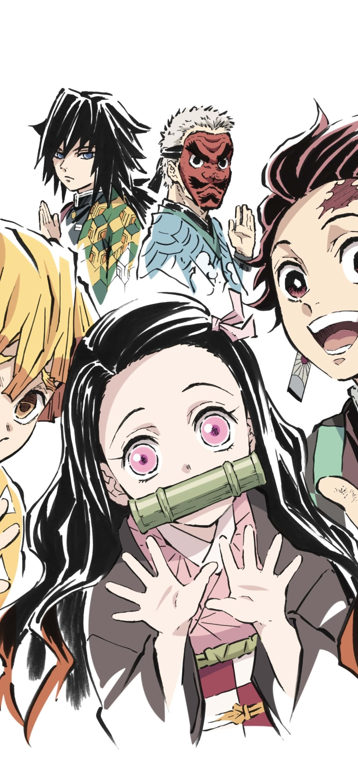 กลุ่มนักล่าปีศาจจาก Kimetsu No Yaiba รวมพลังเพื่อสังหารมอนสเตอร์ วอลเปเปอร์