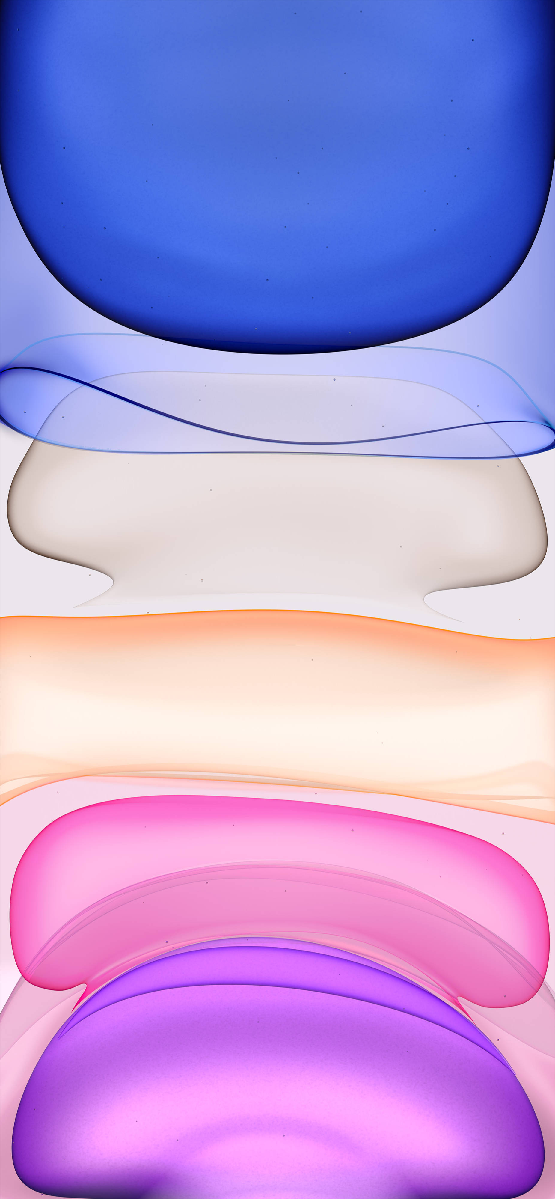 กองรูปทรงนามธรรมสีสันสดใสสำหรับ iPhone 11 วอลเปเปอร์