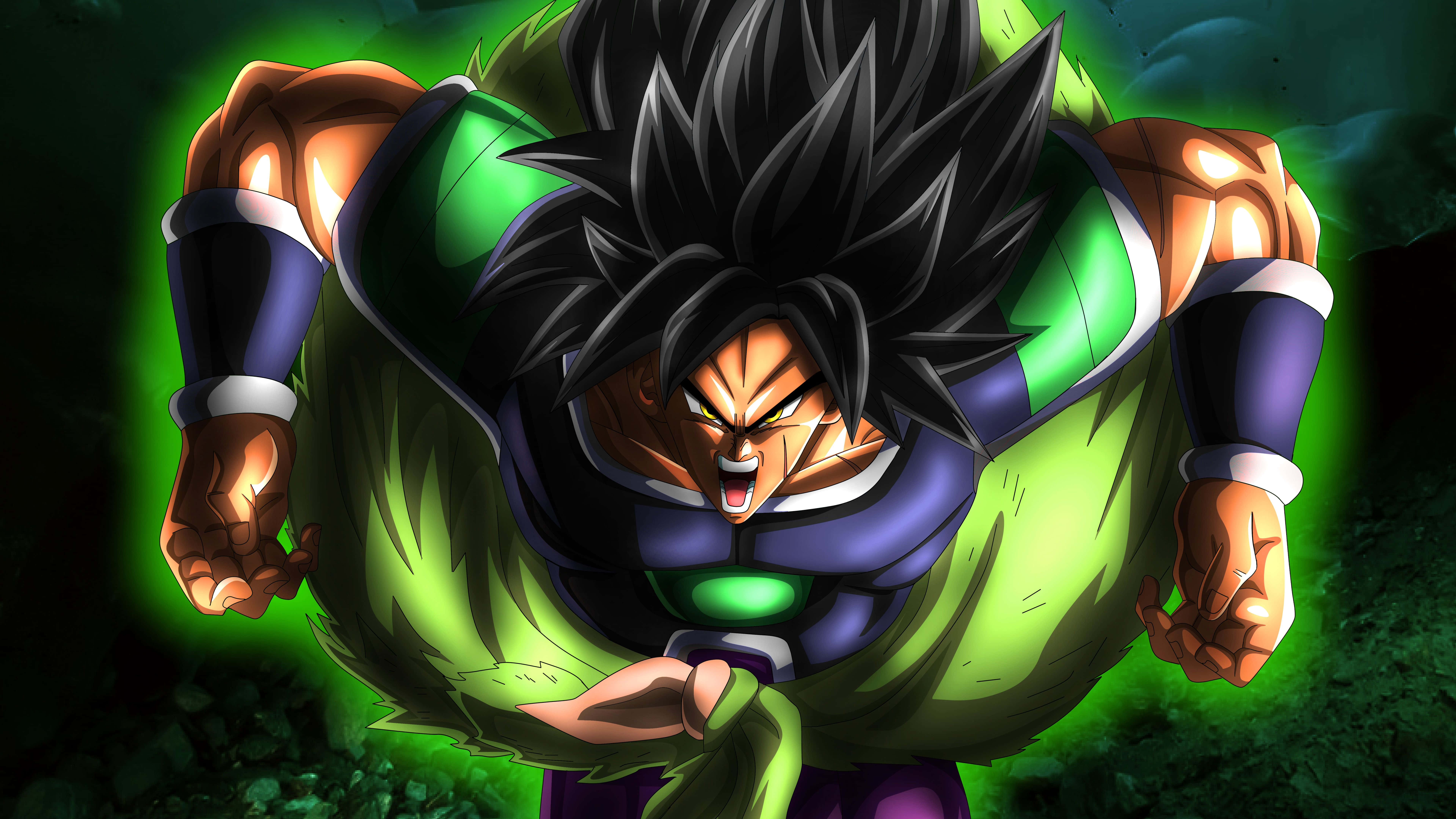 การต่อสู้ที่รอคอยระหว่างโกคูและโบรลี่มาถึงแล้วใน Dragon Ball Super Broly วอลเปเปอร์