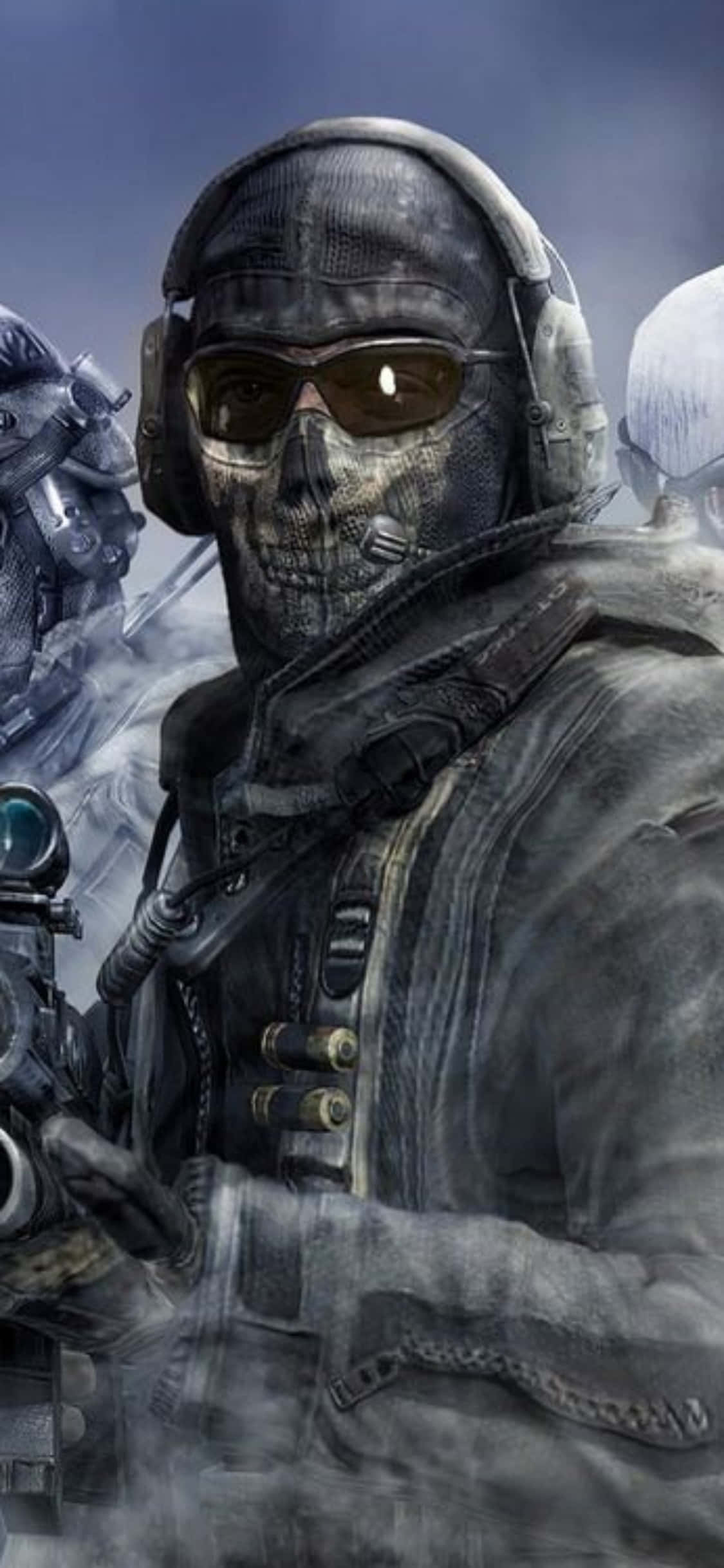 การทำงานเป็นทีมและการแข่งขันใน Counter-Strike Global Offensive บน iPhone Xs รุ่นใหม่ วอลเปเปอร์