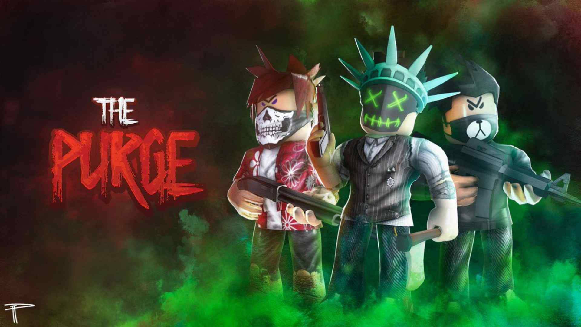การผจญภัยสุดตื่นเต้นใน Cool Roblox The Purge วอลเปเปอร์