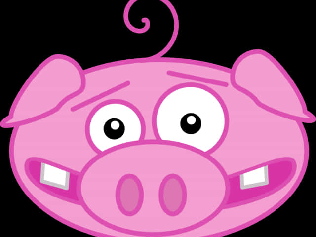 การ์ตูนหน้าหมูกราฟิก วอลเปเปอร์