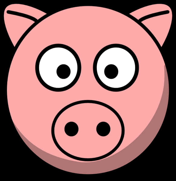 การ์ตูนหน้าหมูกราฟิก วอลเปเปอร์