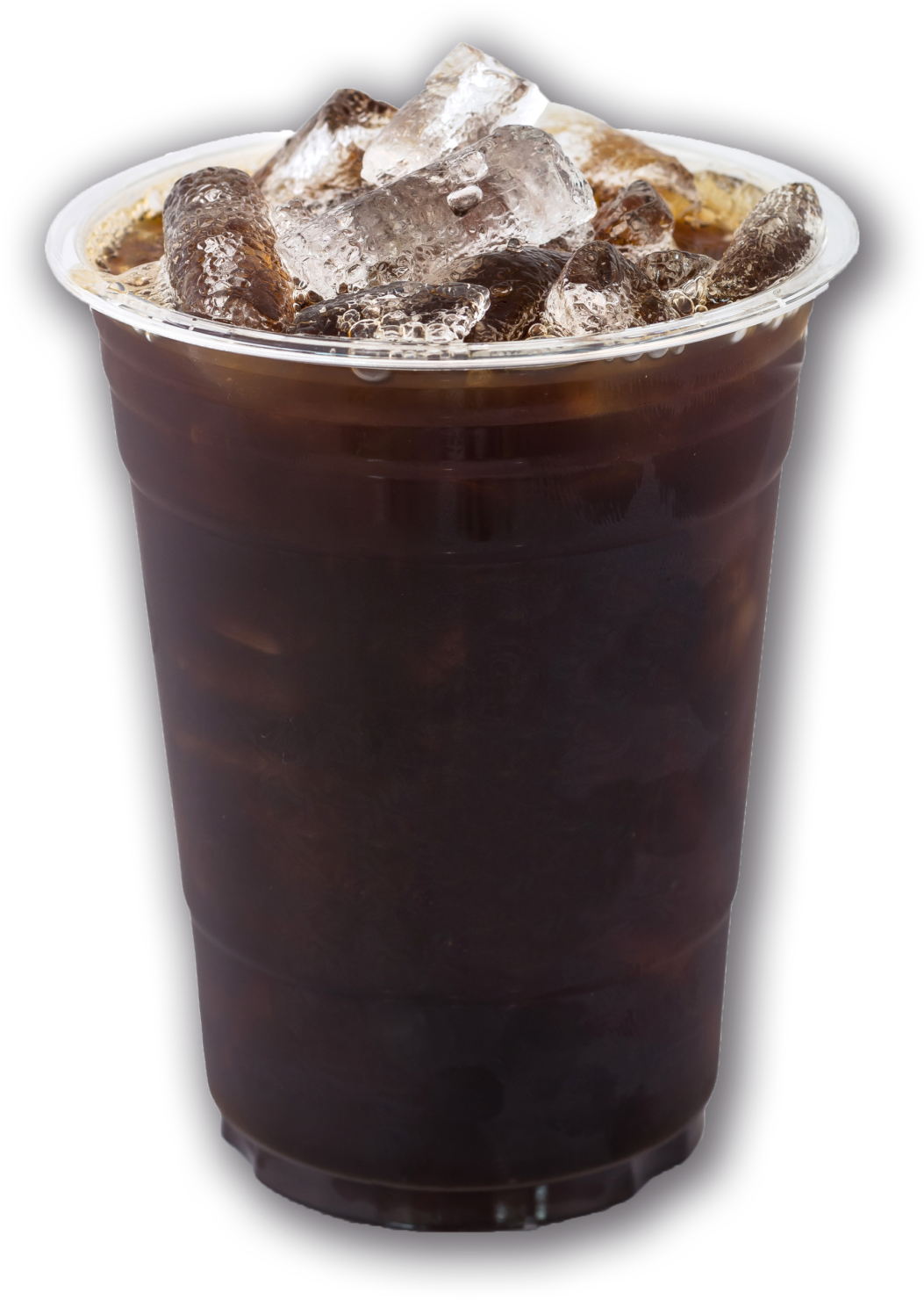 กาแฟเย็นในแก้วใส วอลเปเปอร์