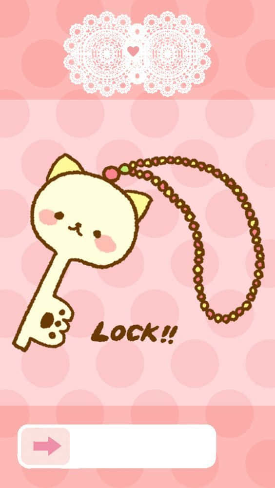 กุญแจแมวน่ารักสไตล์คาวาอี้ วอลเปเปอร์