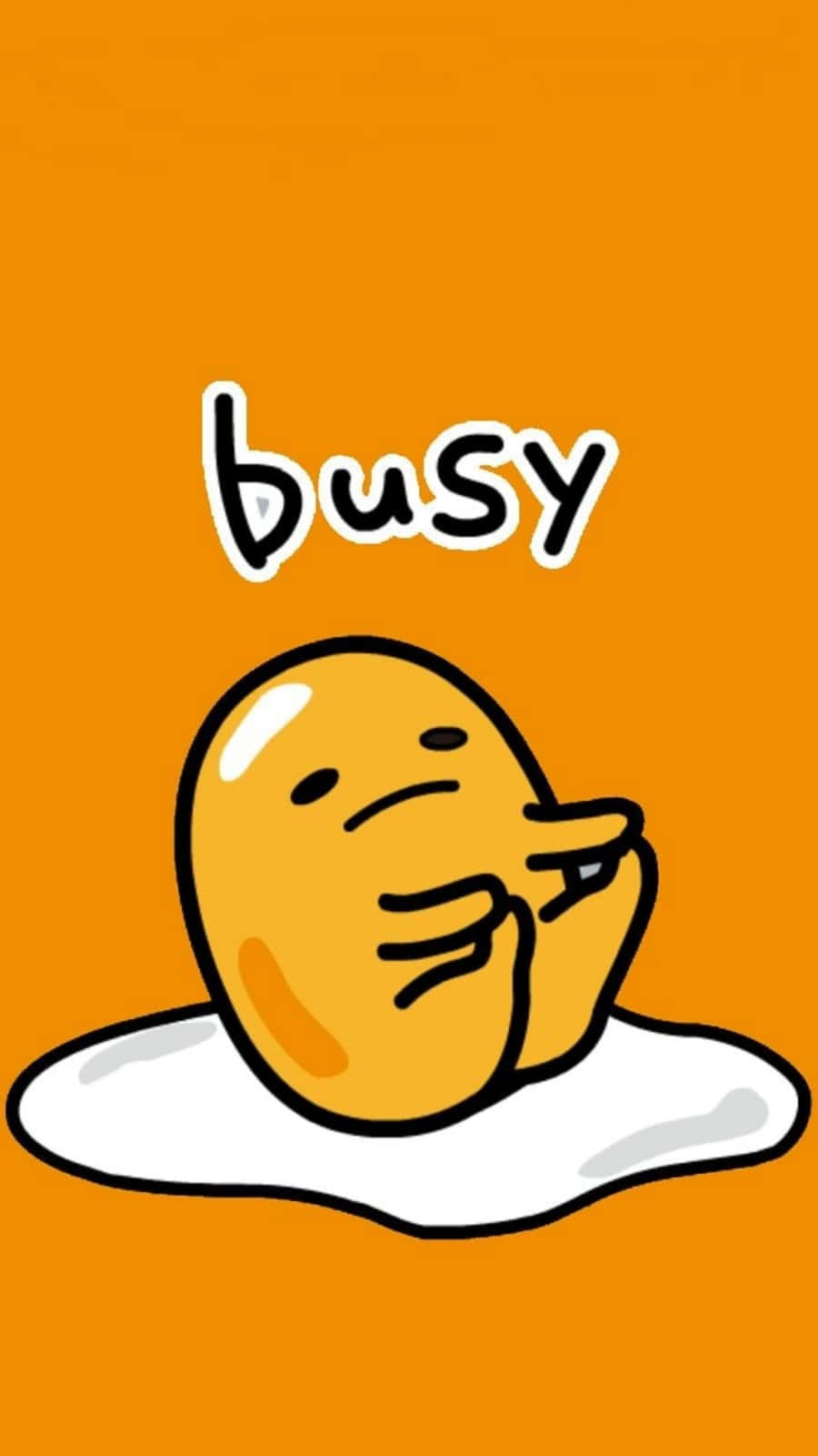 กูเดทามะตัวใหญ่กำลังยุ่งกับการแตะปลายเท้า วอลเปเปอร์