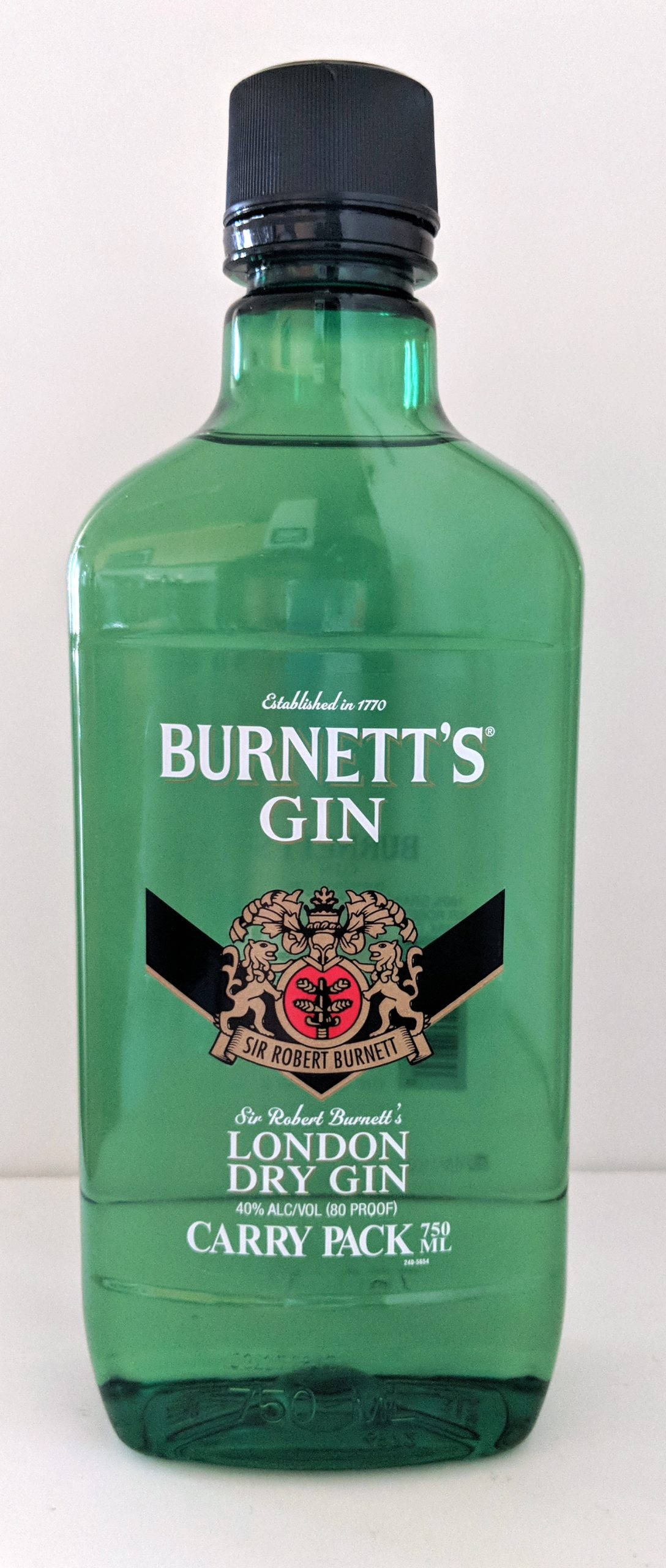 ขวด Burnett's Gin แบบแพ็คหิ้ว วอลเปเปอร์