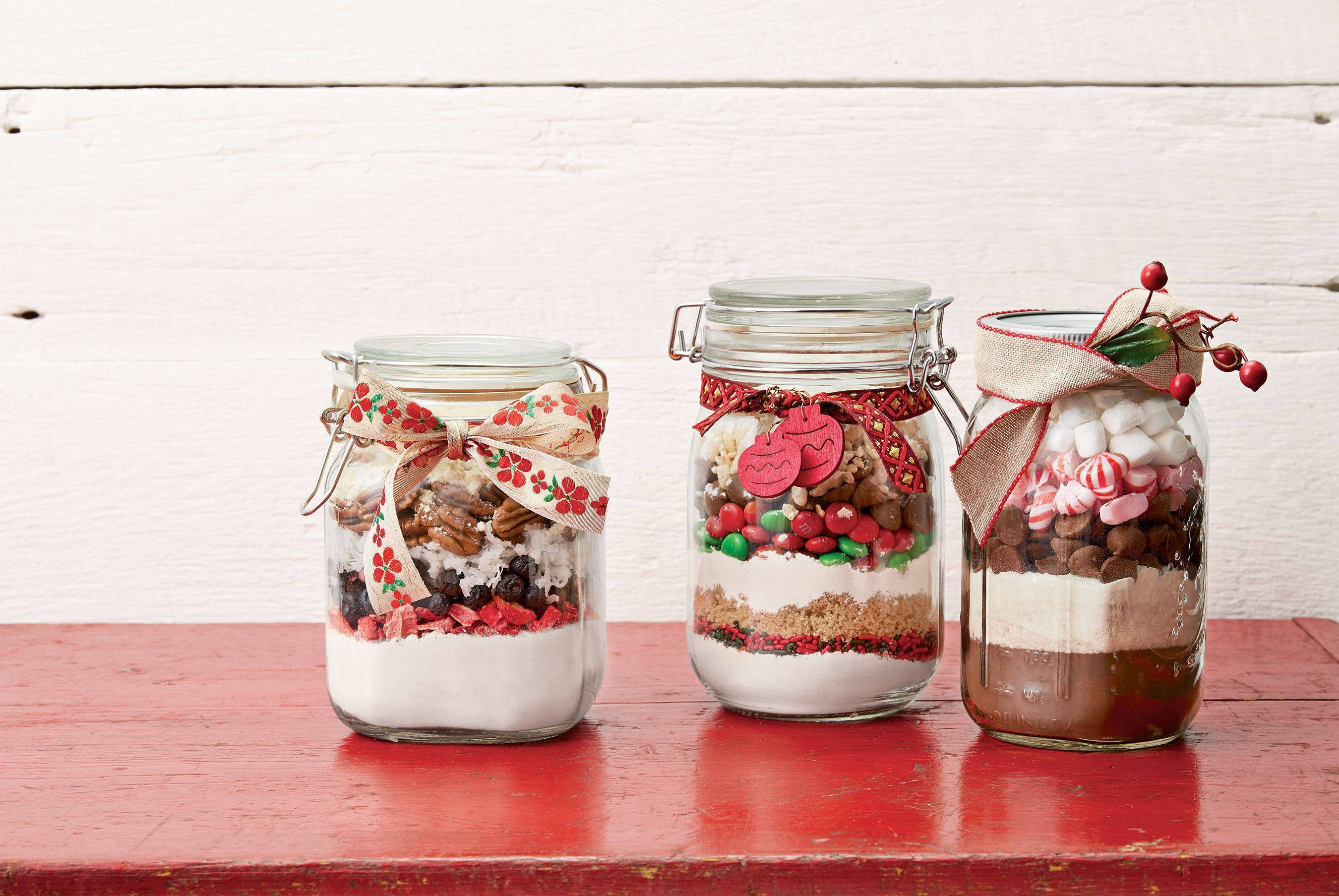 ของขวัญคริสต์มาสขนมหวาน วอลเปเปอร์