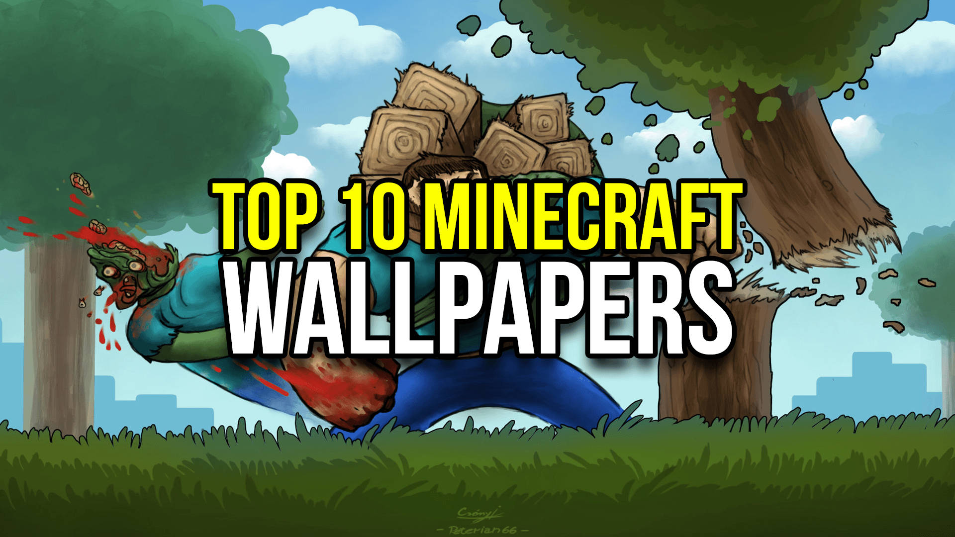การเล่นเกม Minecraft — มายคราฟ วอลเปเปอร์