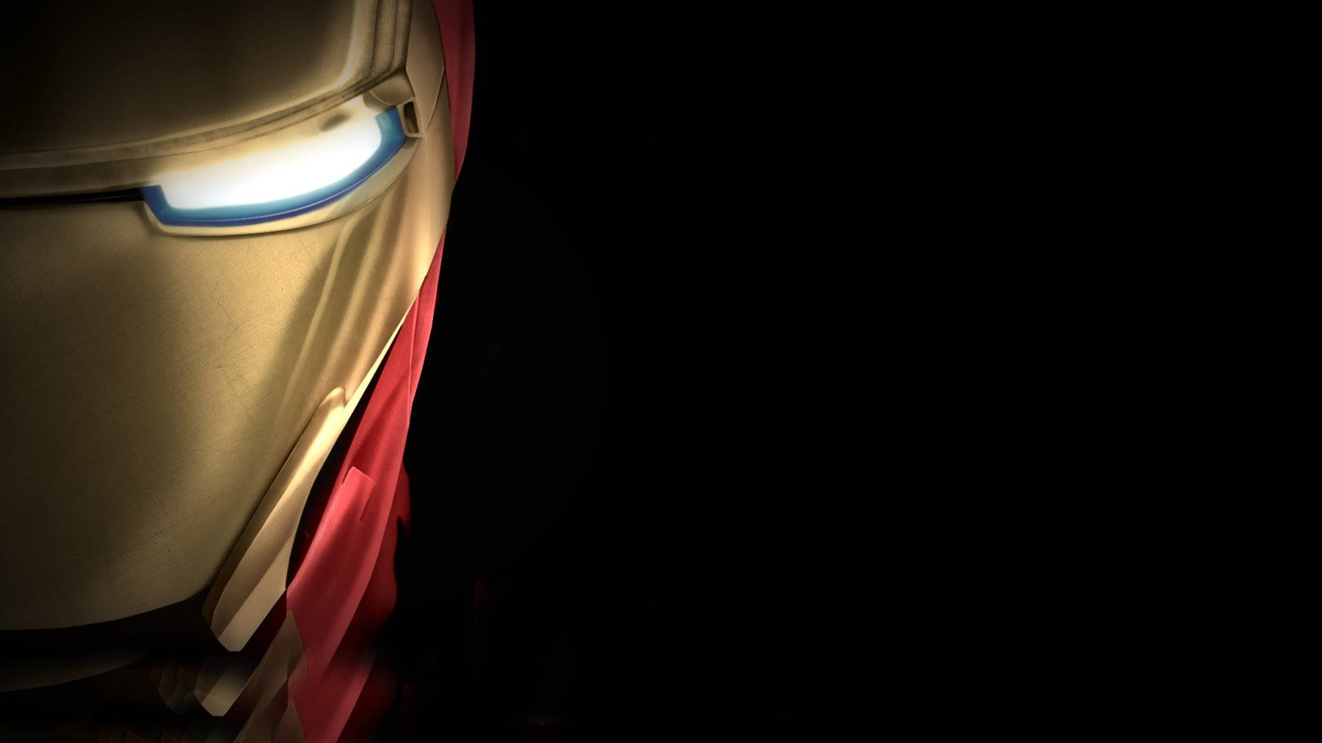 ครึ่งหน้าของ Ironman ฮีโร่ Marvel สุดยอด HD วอลเปเปอร์