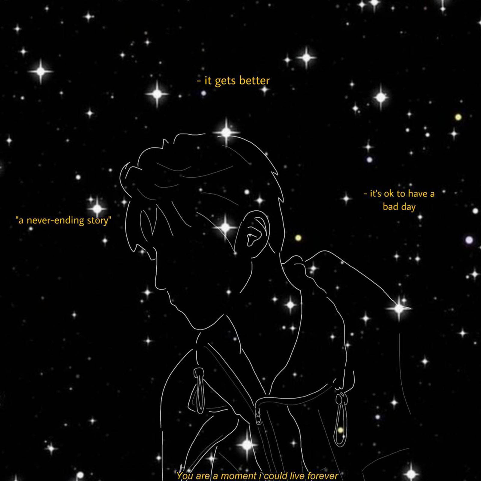 ความคิดของเด็กผู้ชายสไตล์สวยงาม วอลเปเปอร์