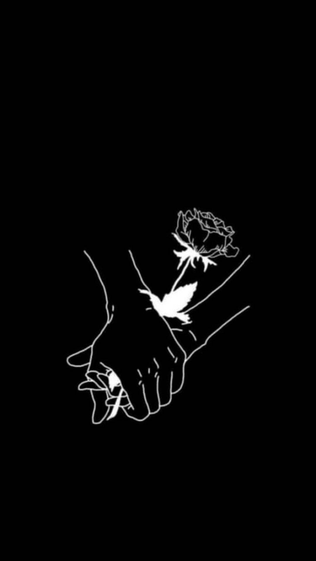 ความรักที่จับมือกันสไตล์อาร์ต วอลเปเปอร์