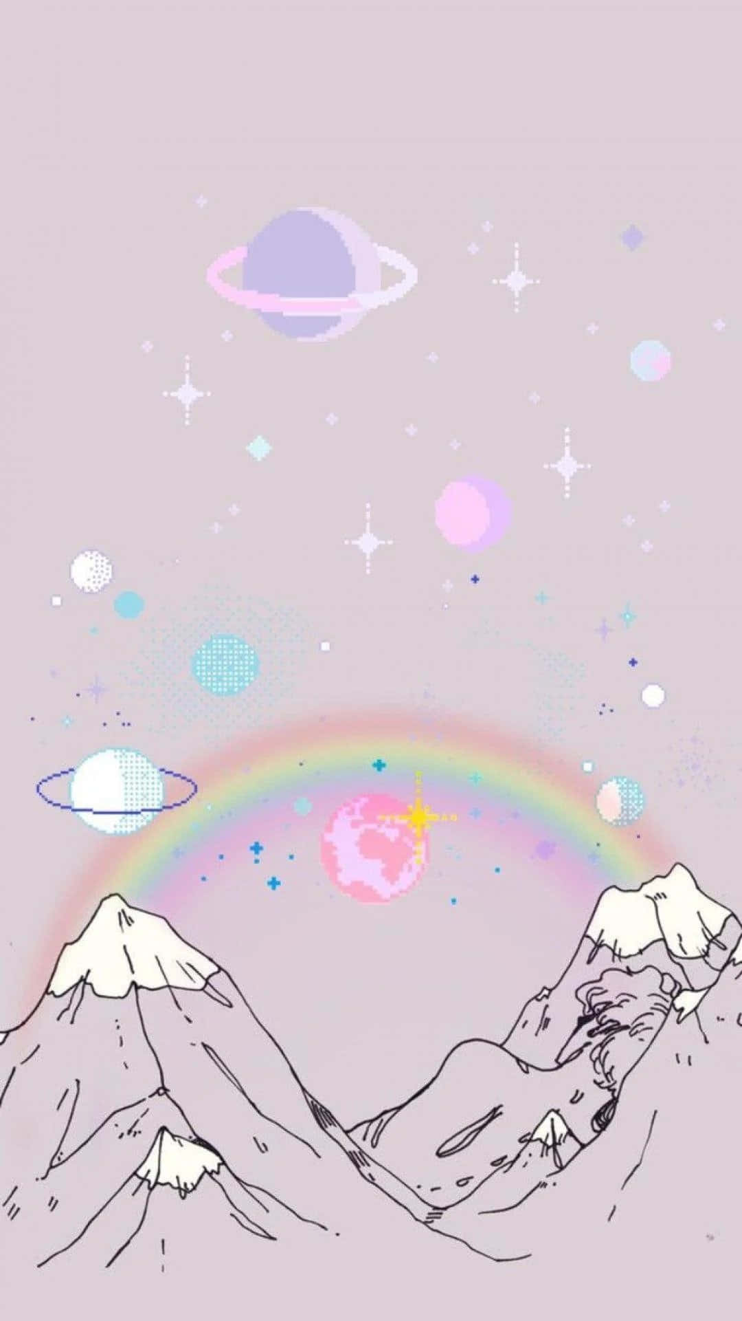 ความสุขที่เบ่งบานท่ามกลางสีพาสเทล วอลเปเปอร์