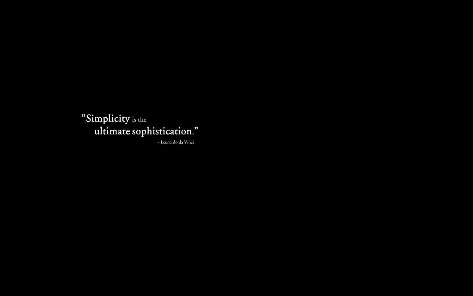 ความเรียบง่ายคือความซับซ้อนสูงสุด คำคมสวยงามสีดำ — สุนทรียภาพคำคม GIF วอลเปเปอร์