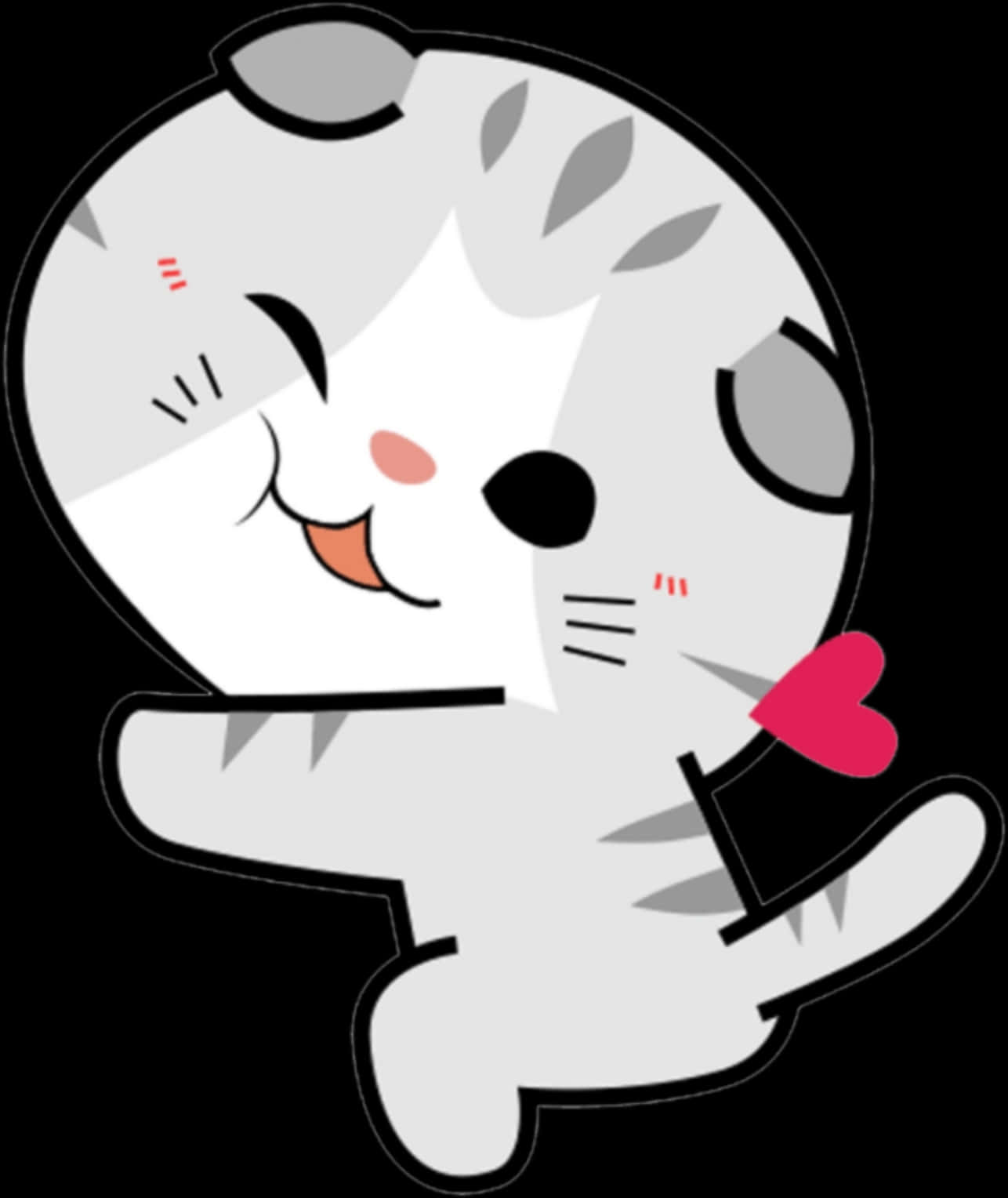 คาแรกเตอร์แมวการ์ตูนน่ารัก วอลเปเปอร์
