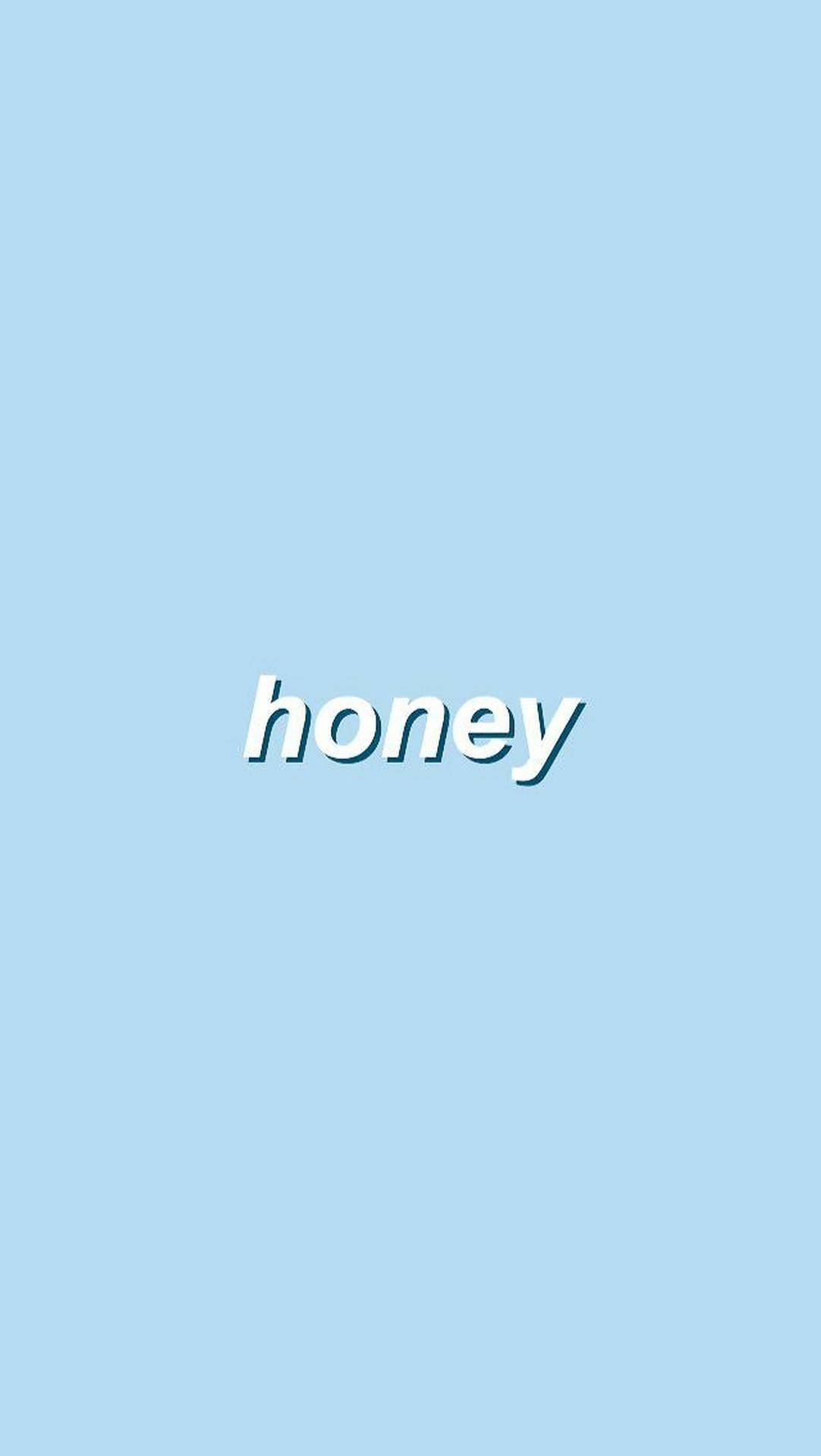 วอลเปเปอร์คำว่า Honey สไตล์สวยงาม — สุนทรียภาพคำคม GIF วอลเปเปอร์