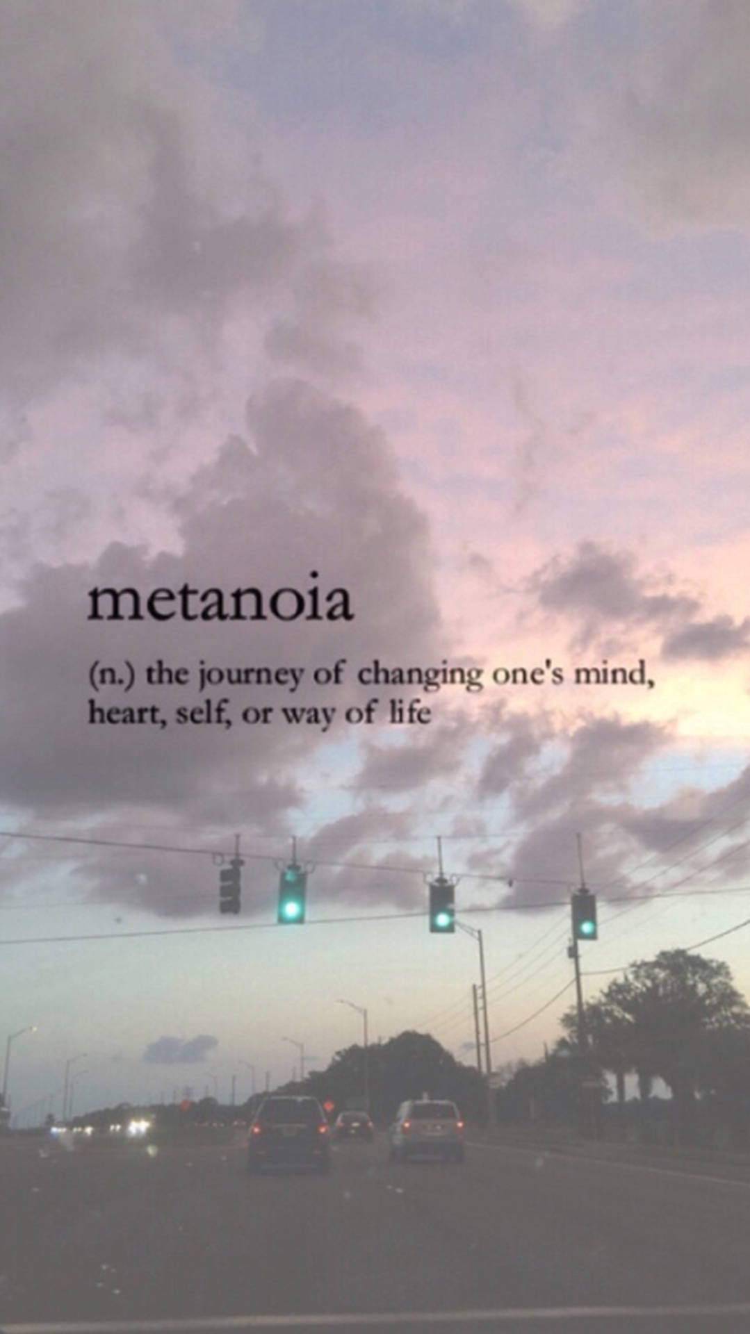 วอลเปเปอร์คำว่า Metanoia สุนทรียศาสตร์ — คำสวยๆ GIF วอลเปเปอร์