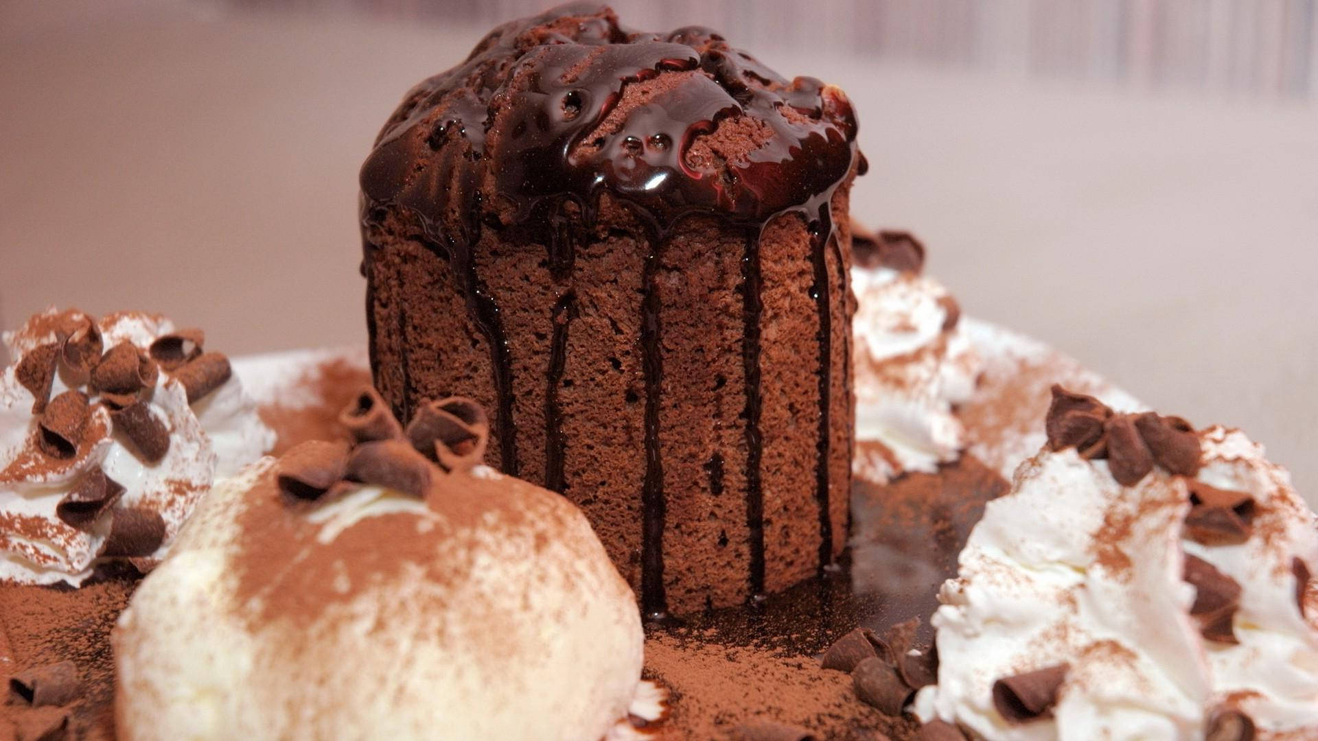 คำอธิบายภาพ: งานเลี้ยงช็อกโกแลตหวานล้ำเลิศ วอลเปเปอร์