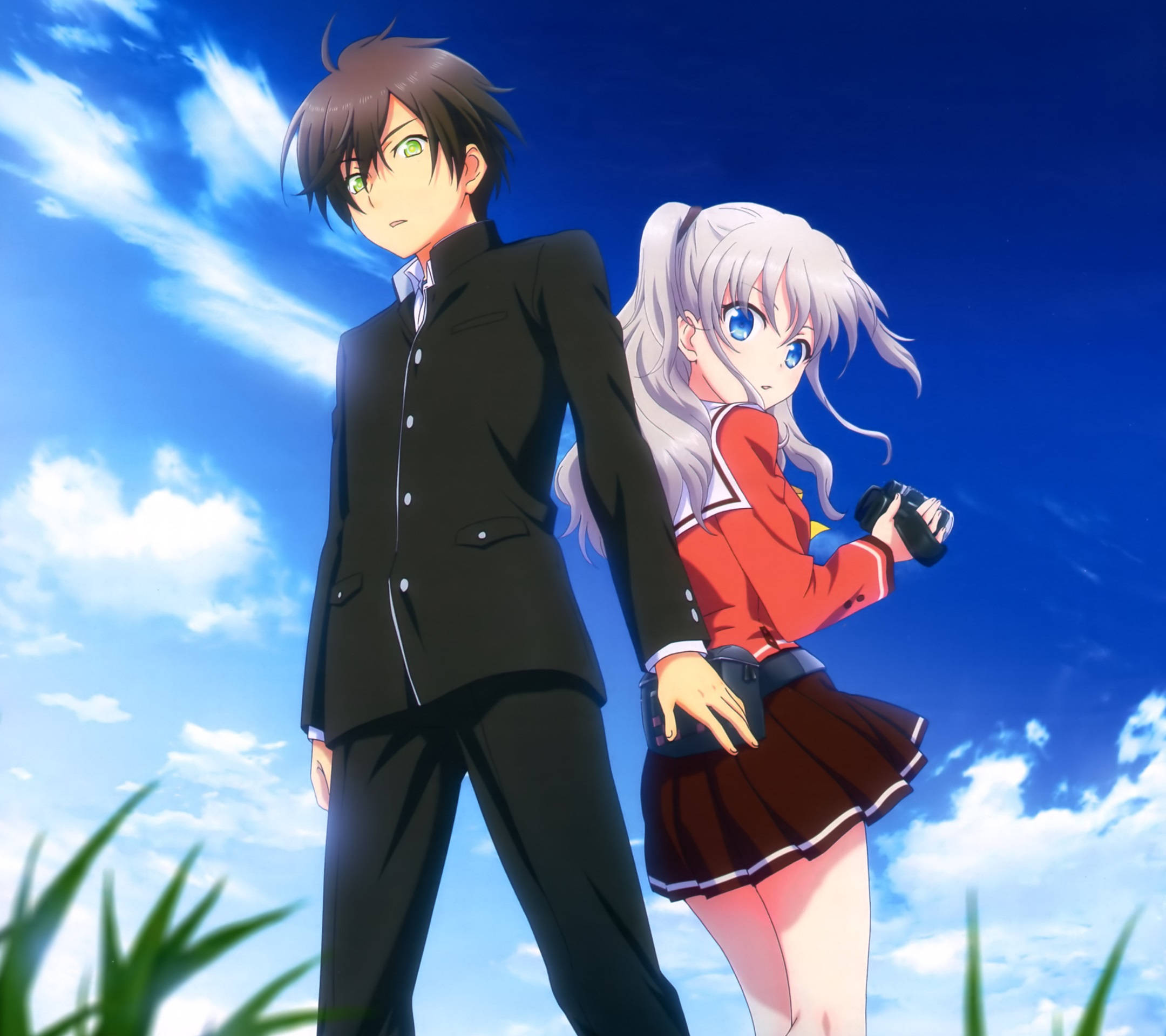 คู่อนิเมะ Charlotte วอลเปเปอร์