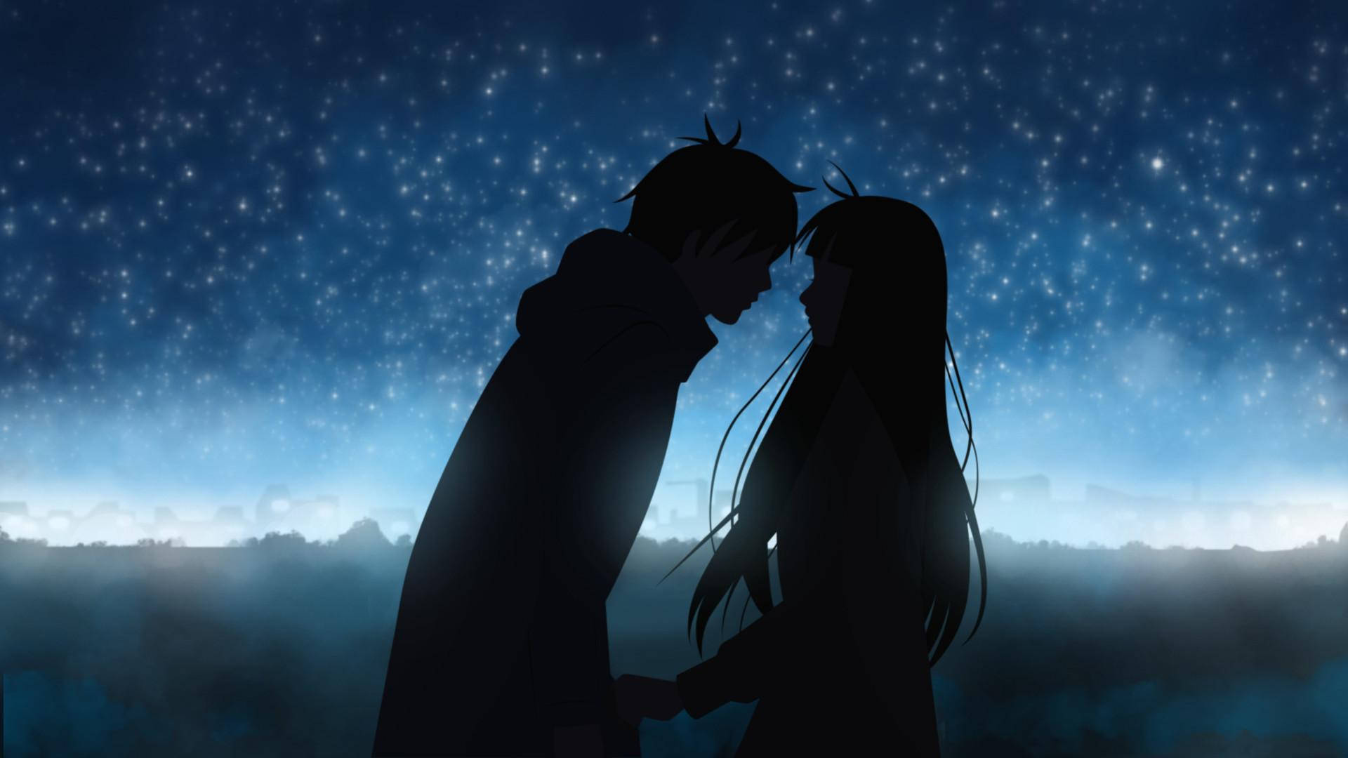 คู่อนิเมะสีดำ วอลเปเปอร์