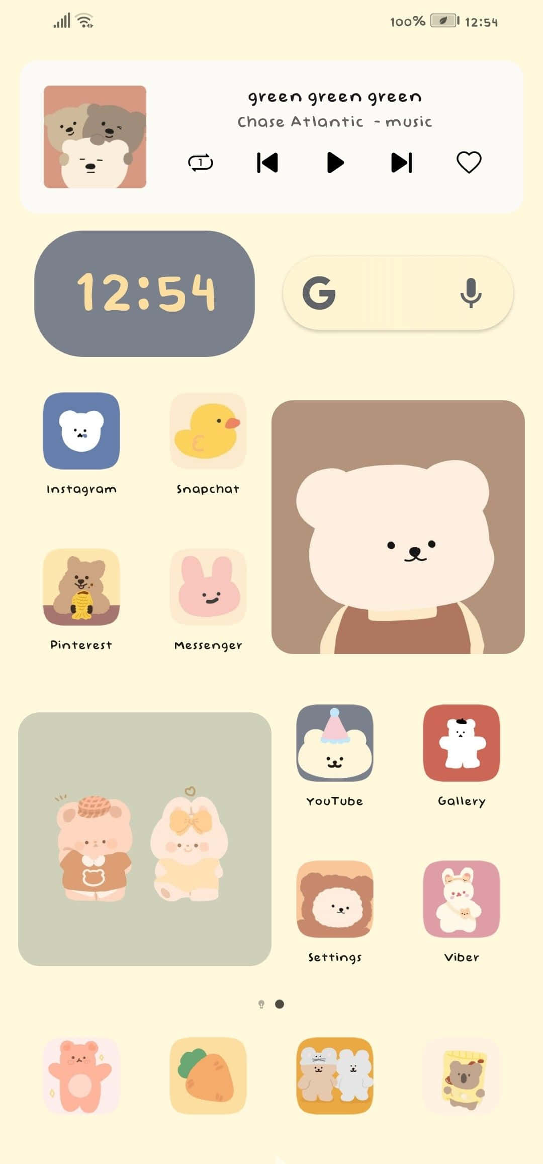 "ค้นพบความสนุกของ Aesthetic Widgets!" วอลเปเปอร์