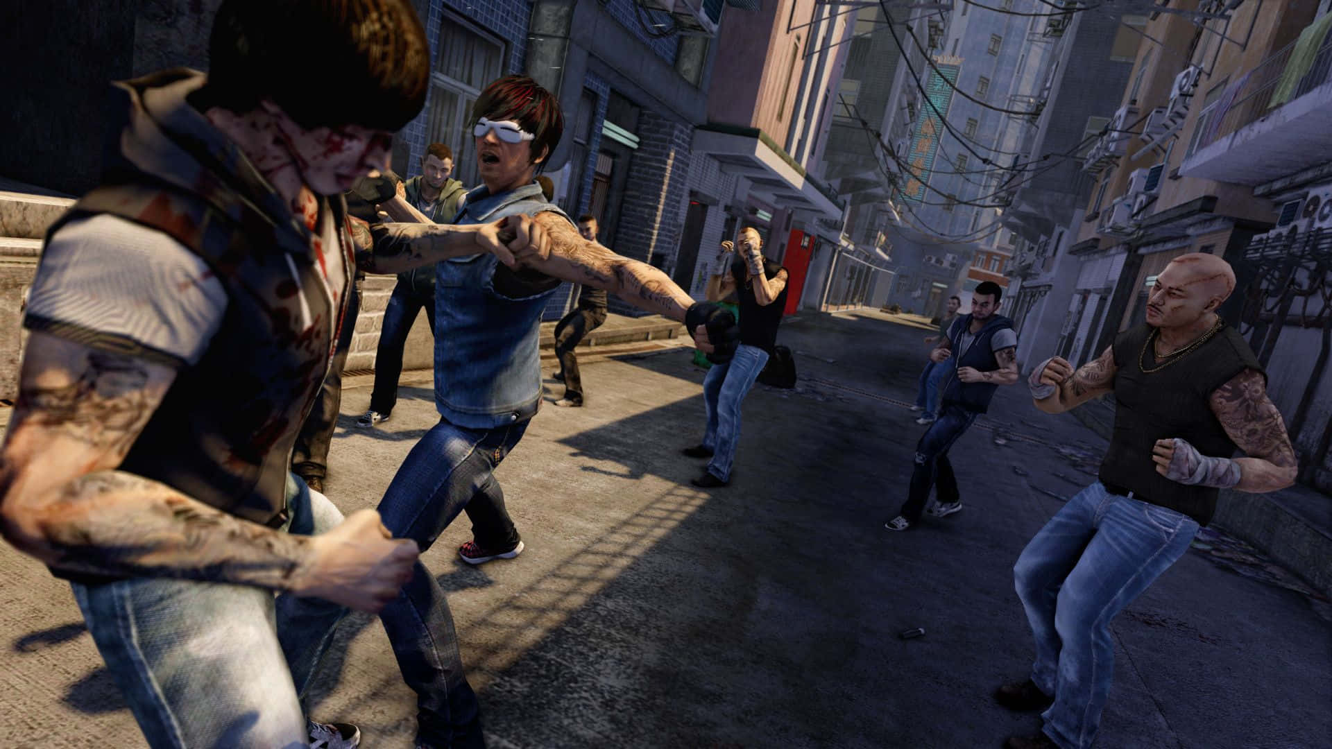 ค้นพบโลกแห่งอุบายและการผจญภัยใน Sleeping Dogs วอลเปเปอร์
