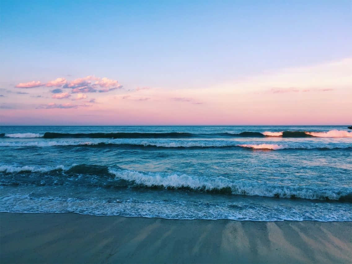 ค้นหาความสงบที่หาดสวยงาม วอลเปเปอร์