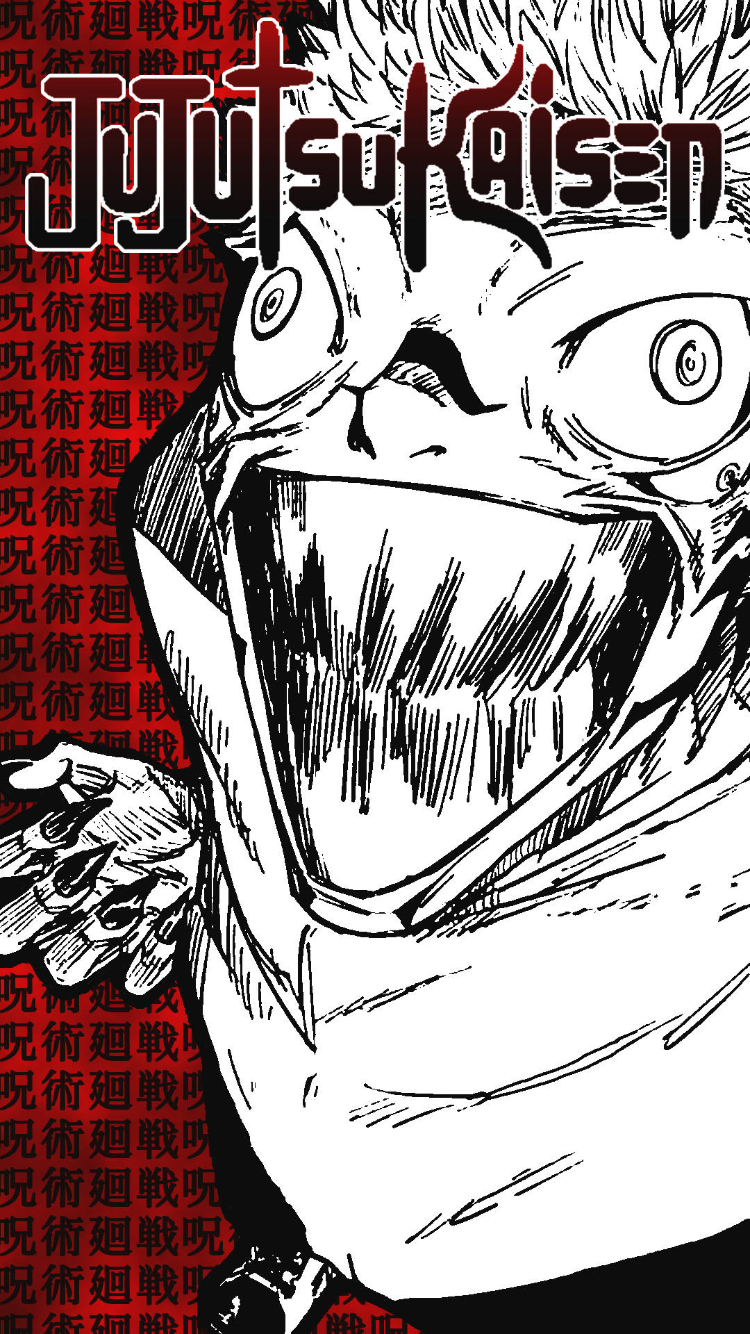 วอลเปเปอร์อาร์ตเวิร์ค Jujutsu Kaisen Crazy Sukuna — จูจุสึไคเซ็น วอลเปเปอร์
