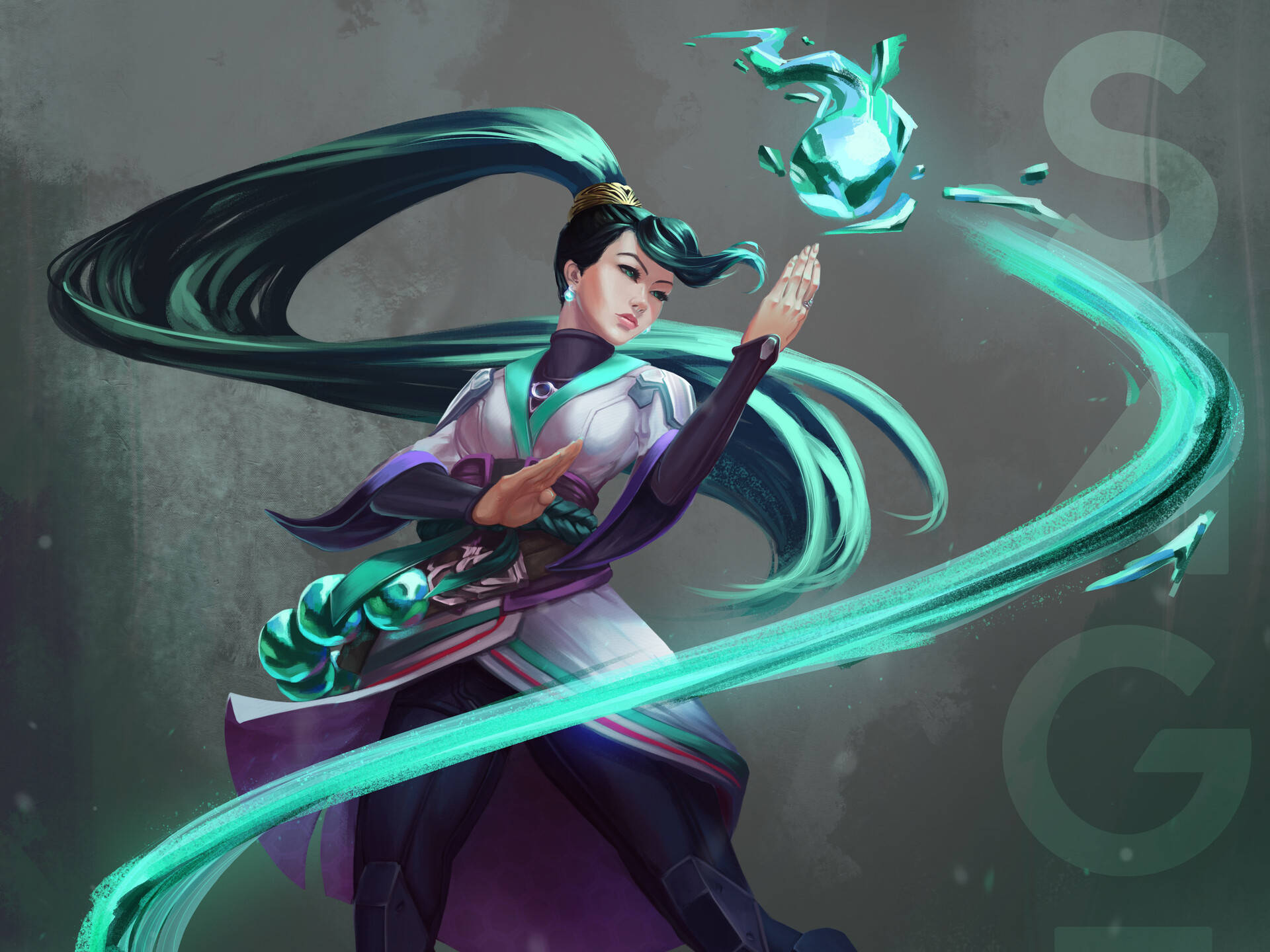 วอลเปเปอร์ Valorant Sage orb — Valorant วอลเปเปอร์
