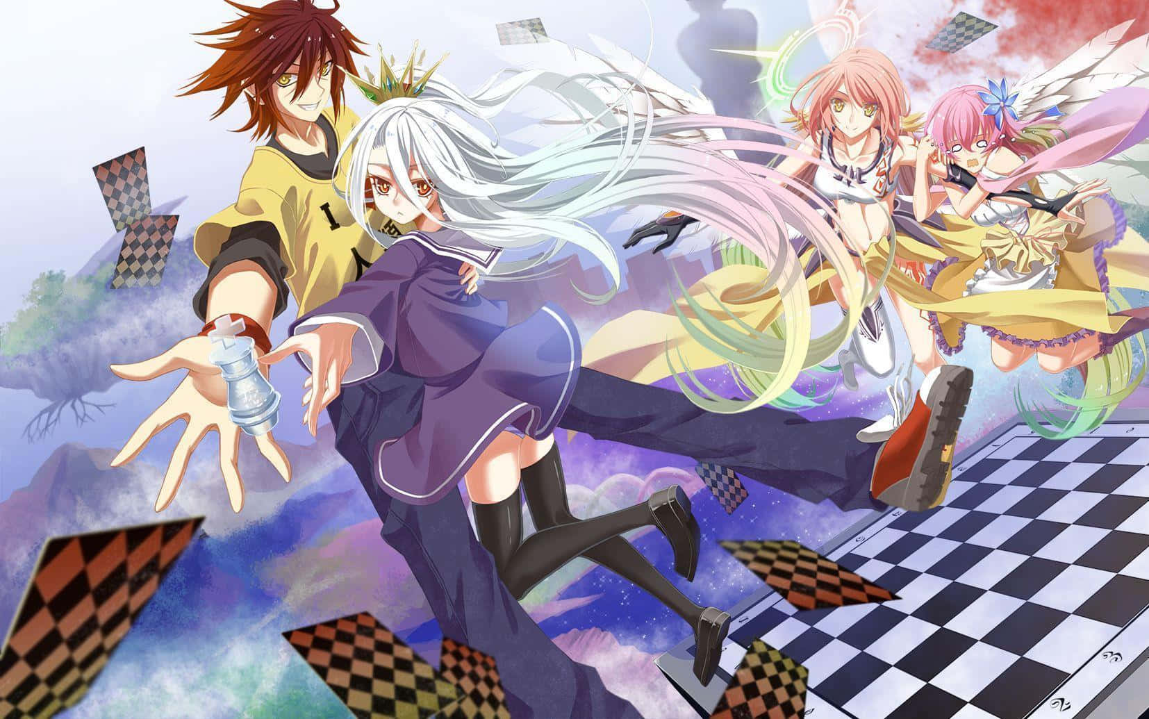 จ้าวแห่งเกม โซระ และ ชิโร่ วอลเปเปอร์