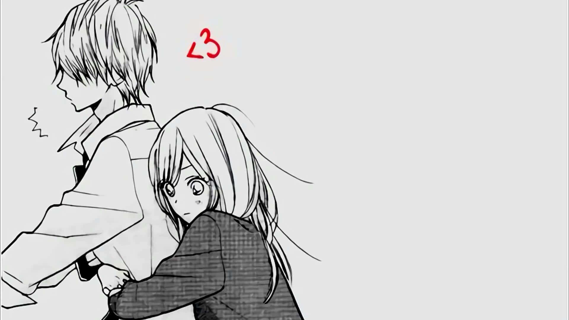ฉากอนิเมะสุดเจ๋ง ขาวดำ วอลเปเปอร์