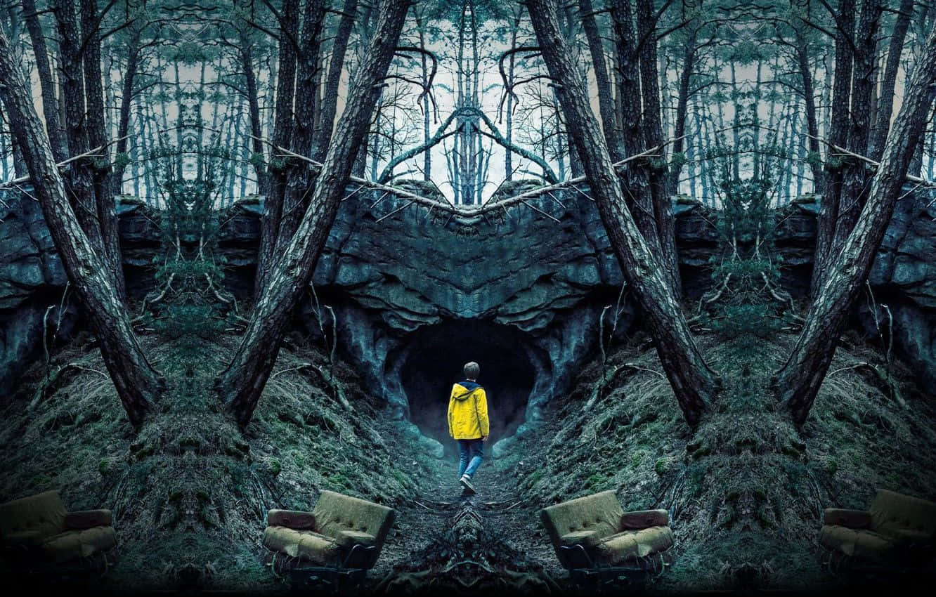 ฉากโจนาสในป่าจากซีรีส์ต้นฉบับของ Netflix เรื่อง Dark วอลเปเปอร์