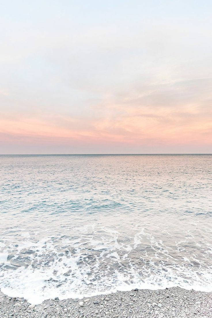 ชายหาดสวยคลื่นอ่อนโยน วอลเปเปอร์