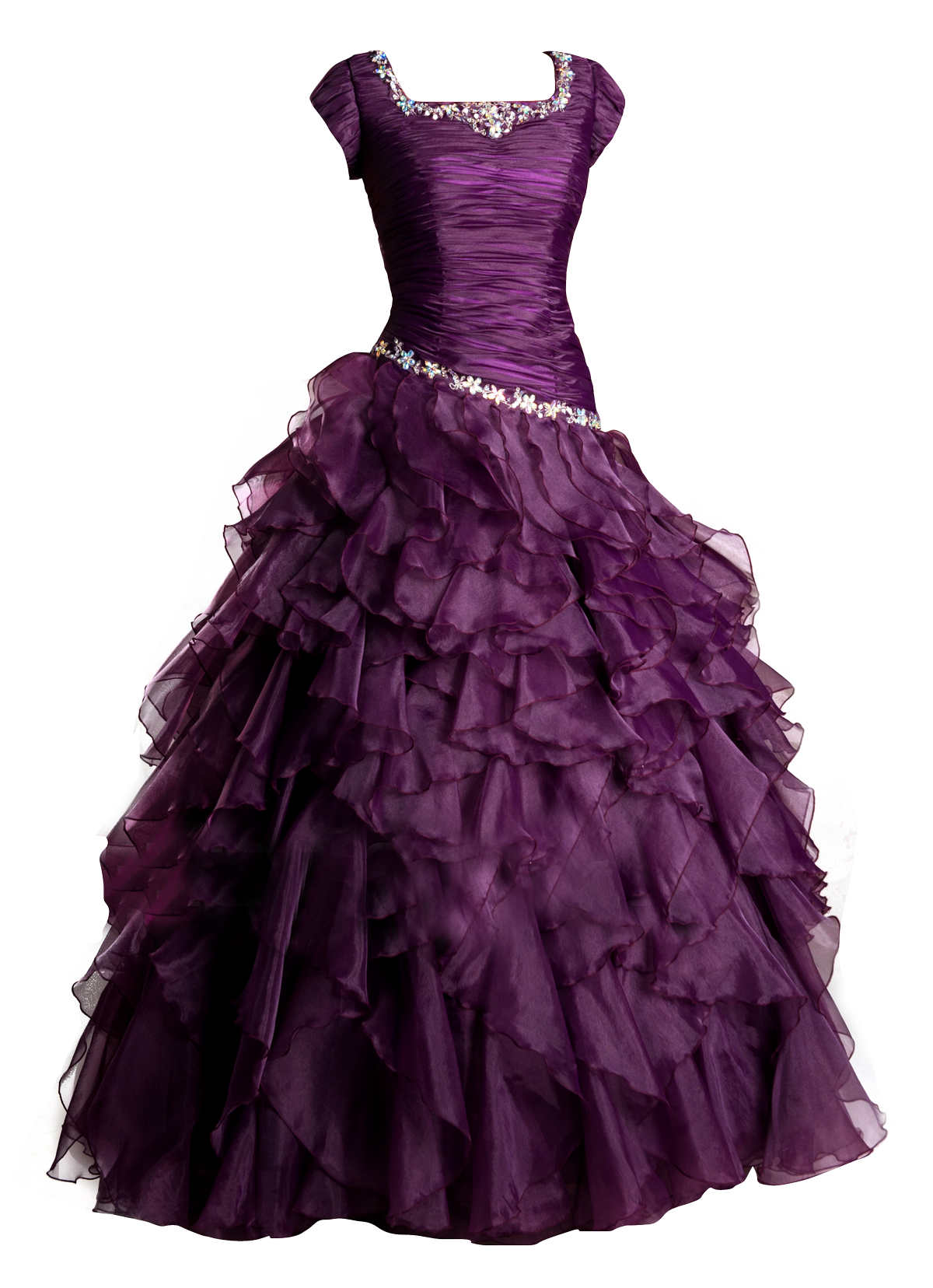 ชุดบอลกาวน์สีม่วงหรูหรา วอลเปเปอร์